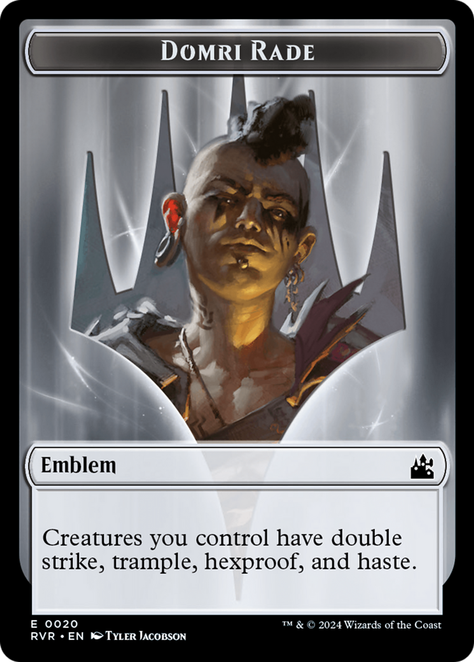 Domri Rade Emblem — Ravnica Remastered — Magic: The Gathering