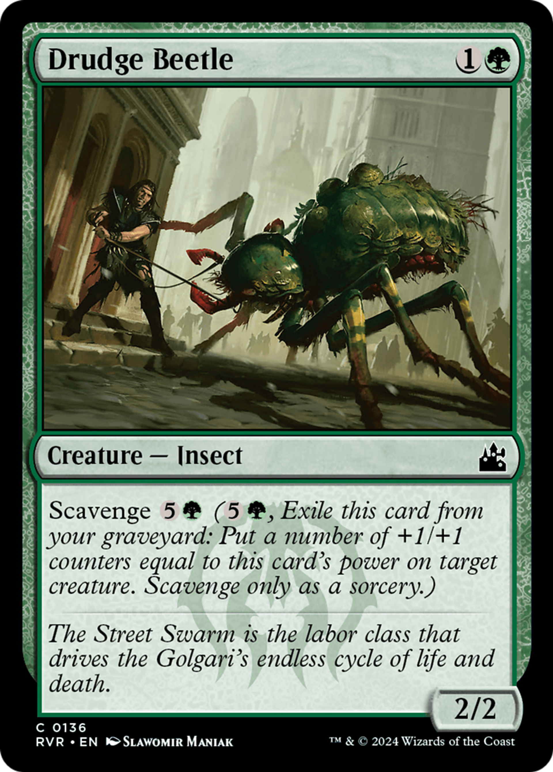 Drudge Beetle — Ravnica Remastered — Magic: The Gathering