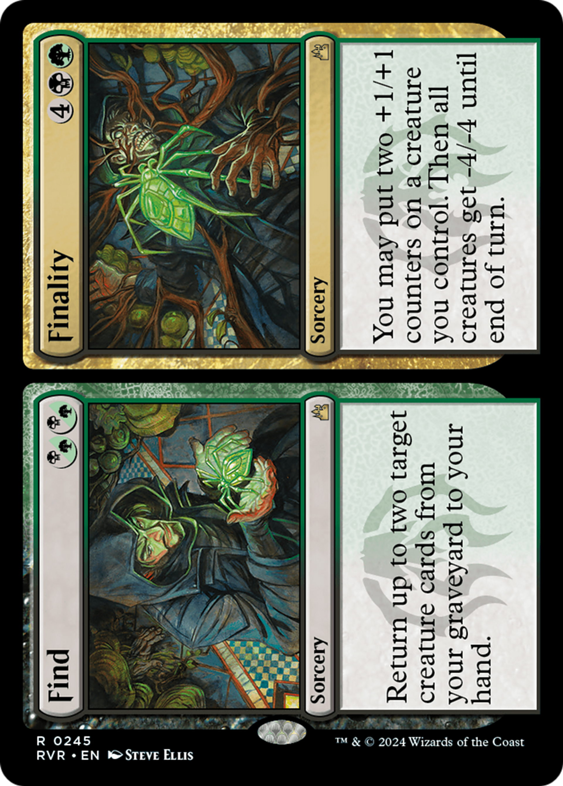 Décèlement // Dessein — Ravnica Remastered — Magic: The Gathering