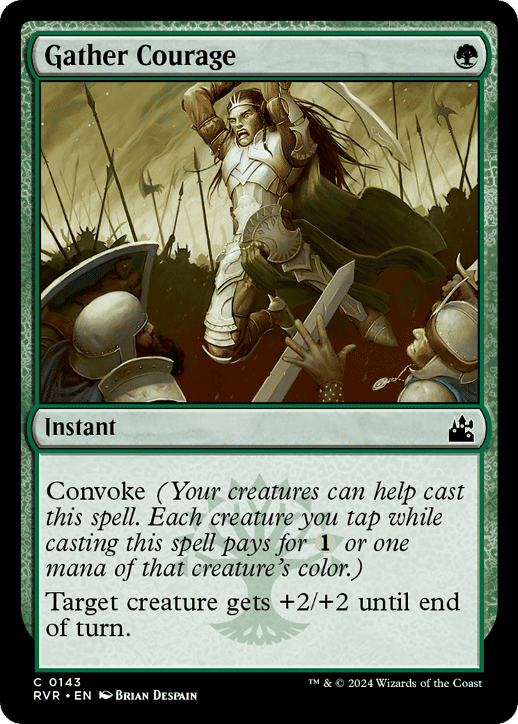 Gather Courage — Ravnica Remastered — Magic: The Gathering