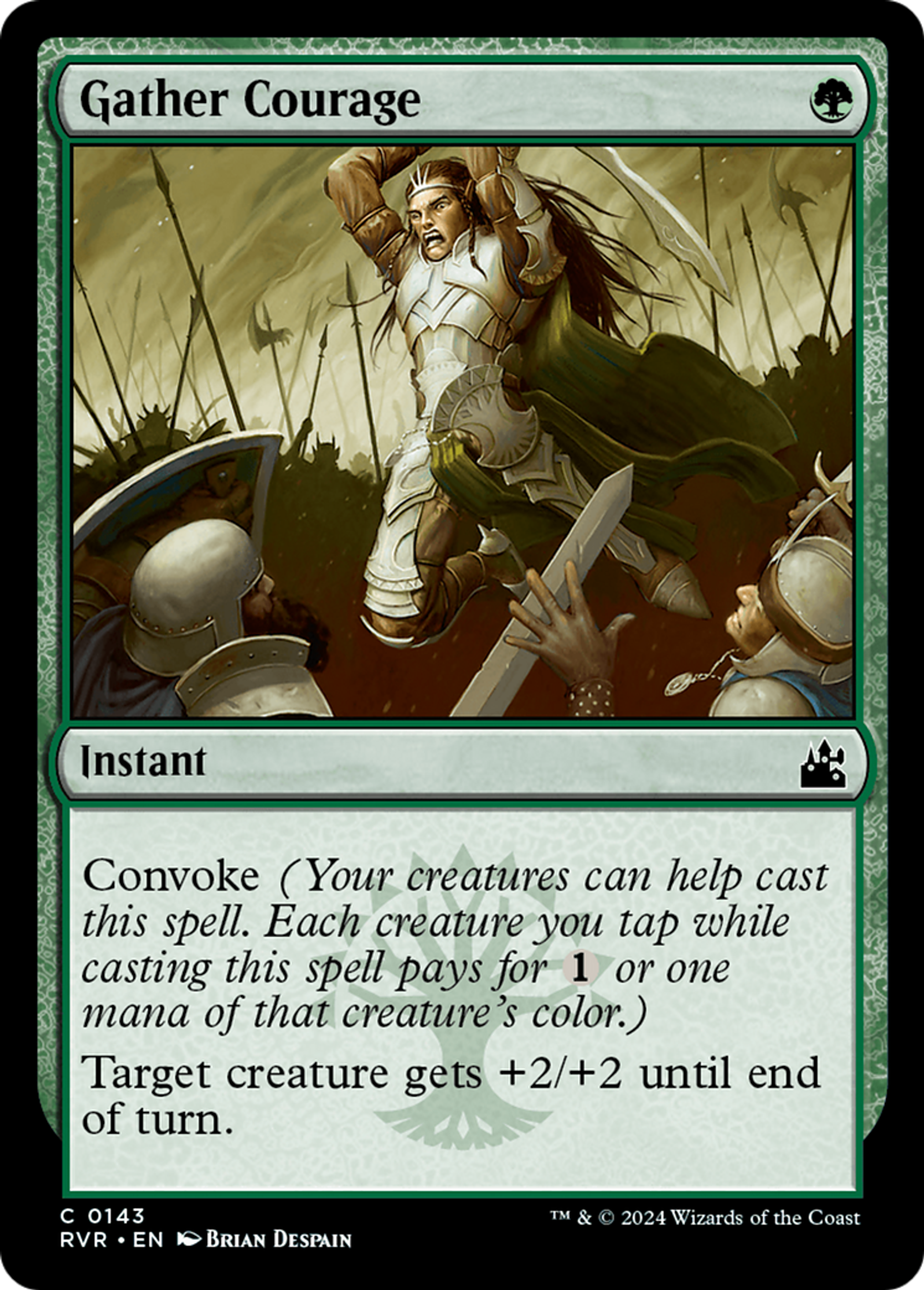 Gather Courage — Ravnica Remastered — Magic: The Gathering