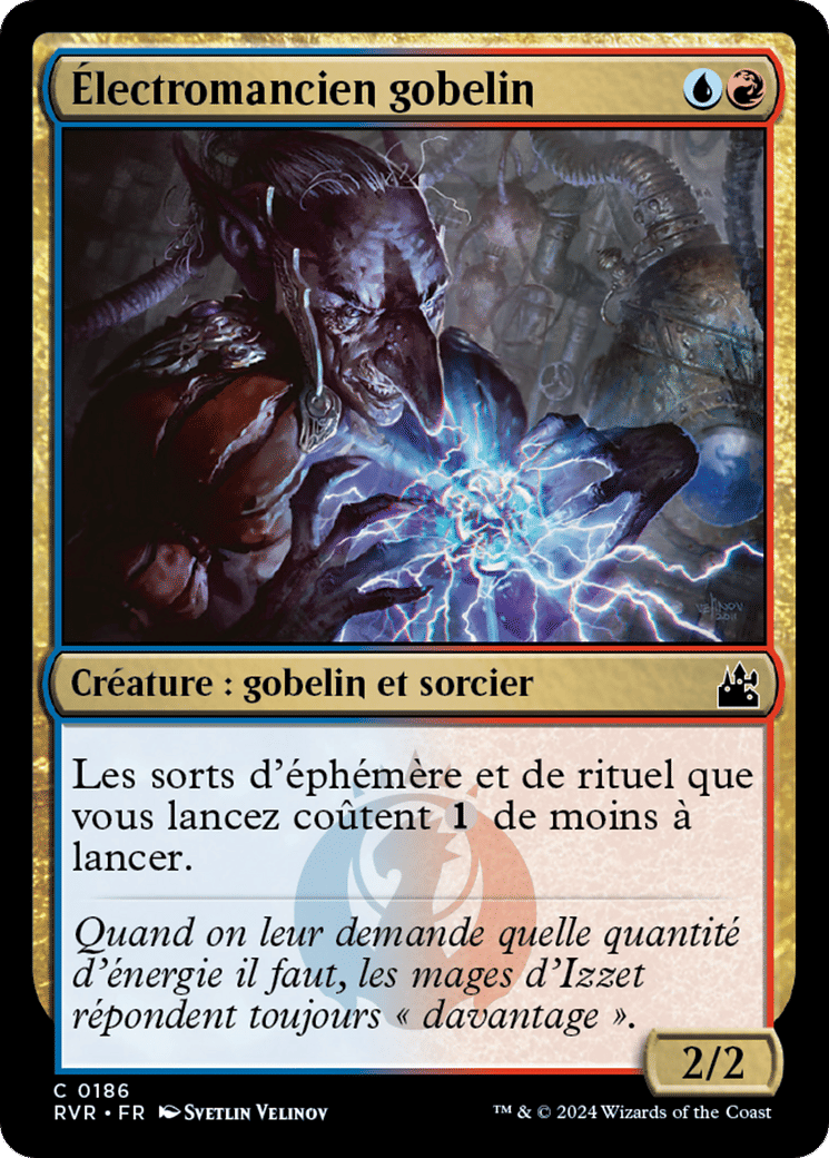 Électromancien gobelin — Ravnica Remastered — Magic: The Gathering