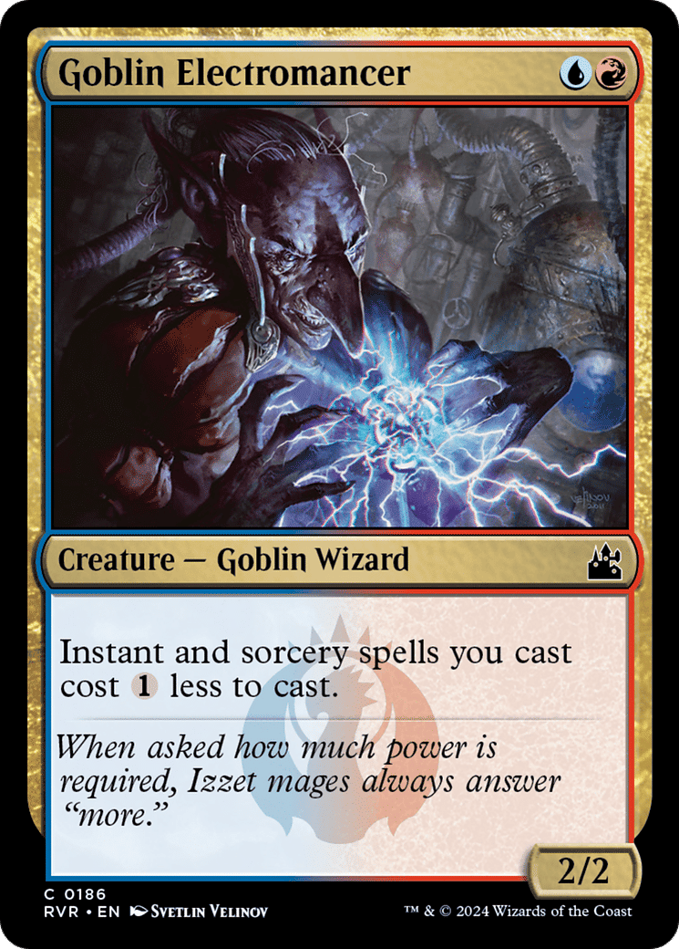 Goblin Electromancer — Ravnica Remastered — Magic: The Gathering