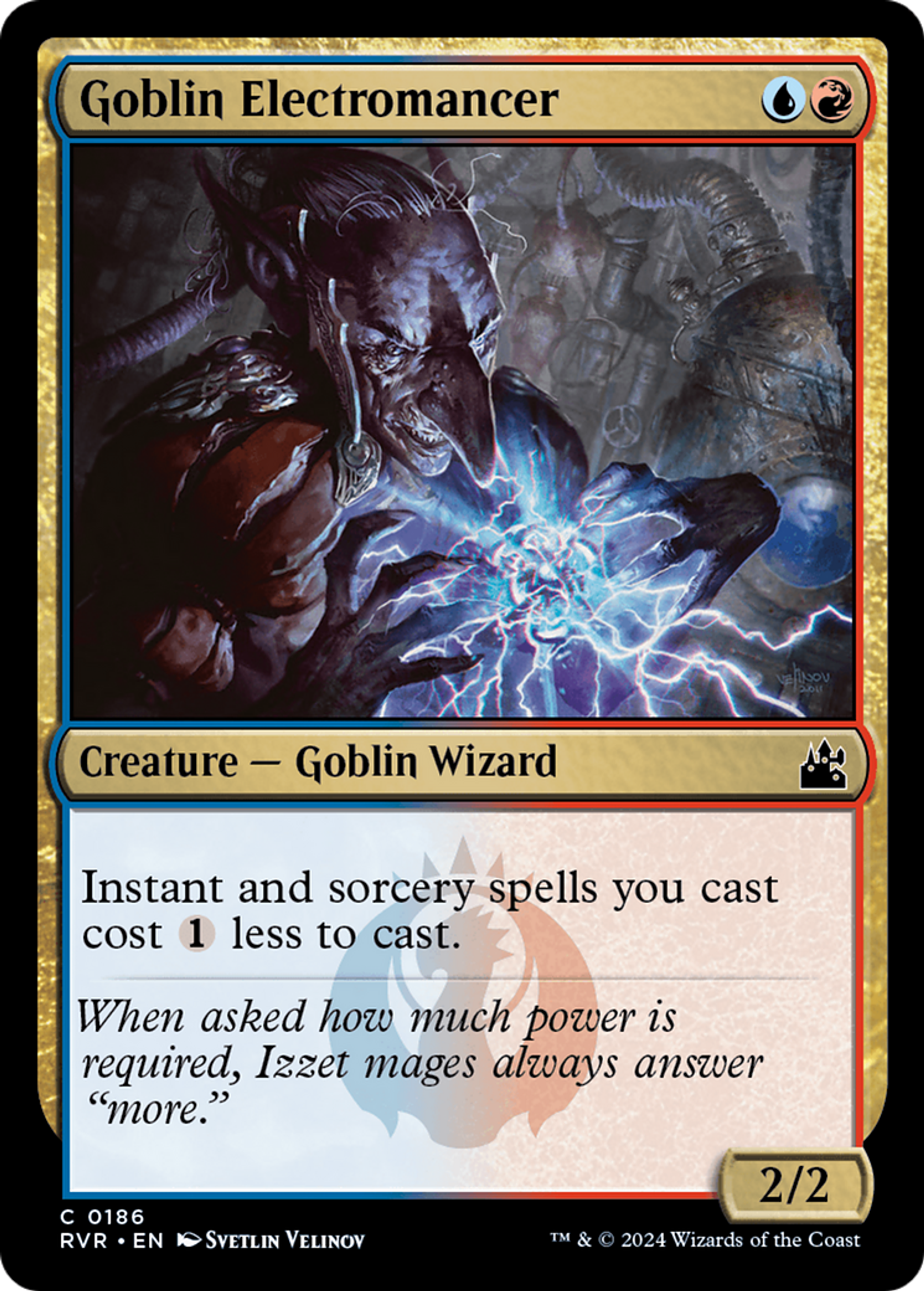Goblin Electromancer — Ravnica Remastered — Magic: The Gathering