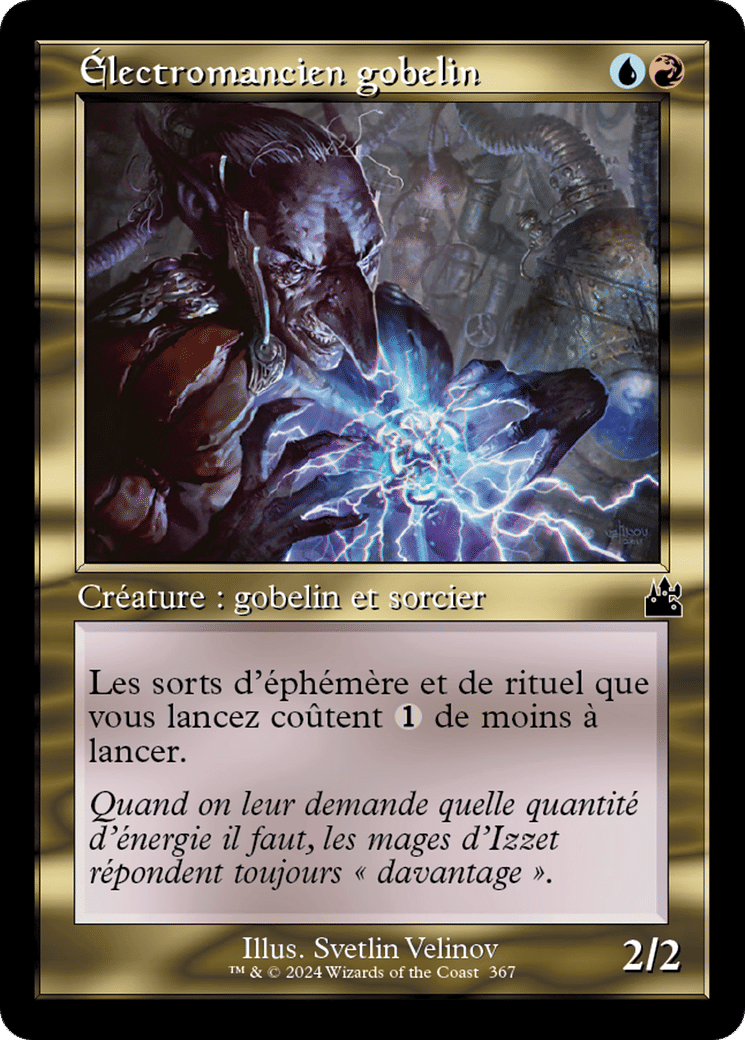 Électromancien gobelin — Ravnica Remastered — Magic: The Gathering
