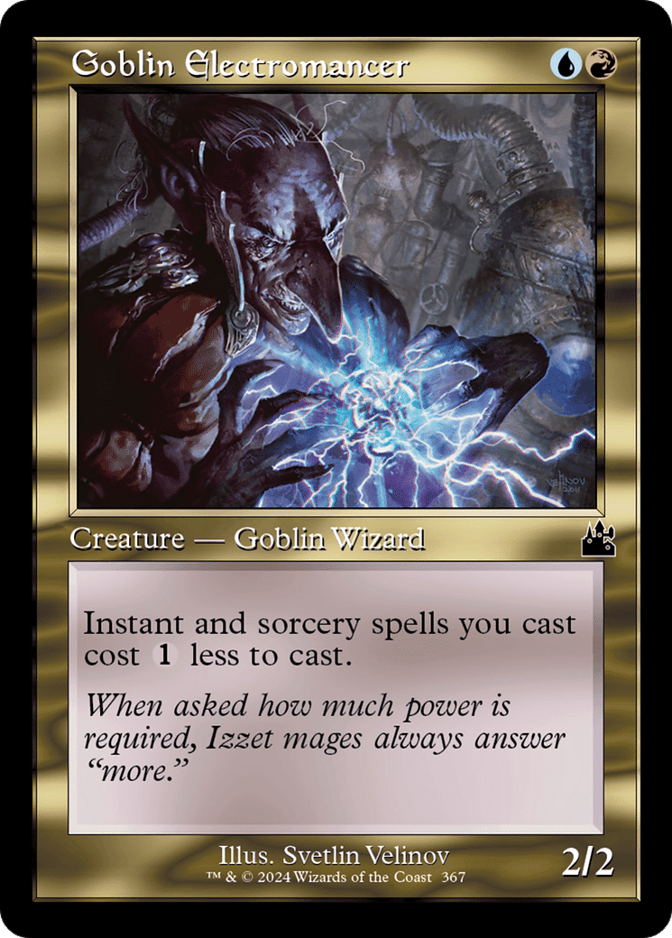 Goblin Electromancer — Ravnica Remastered — Magic: The Gathering