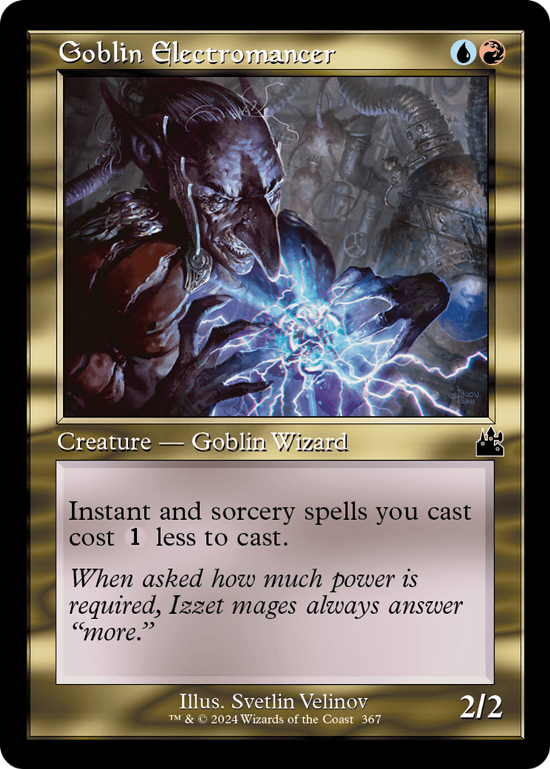 Goblin Electromancer — Ravnica Remastered — Magic: The Gathering