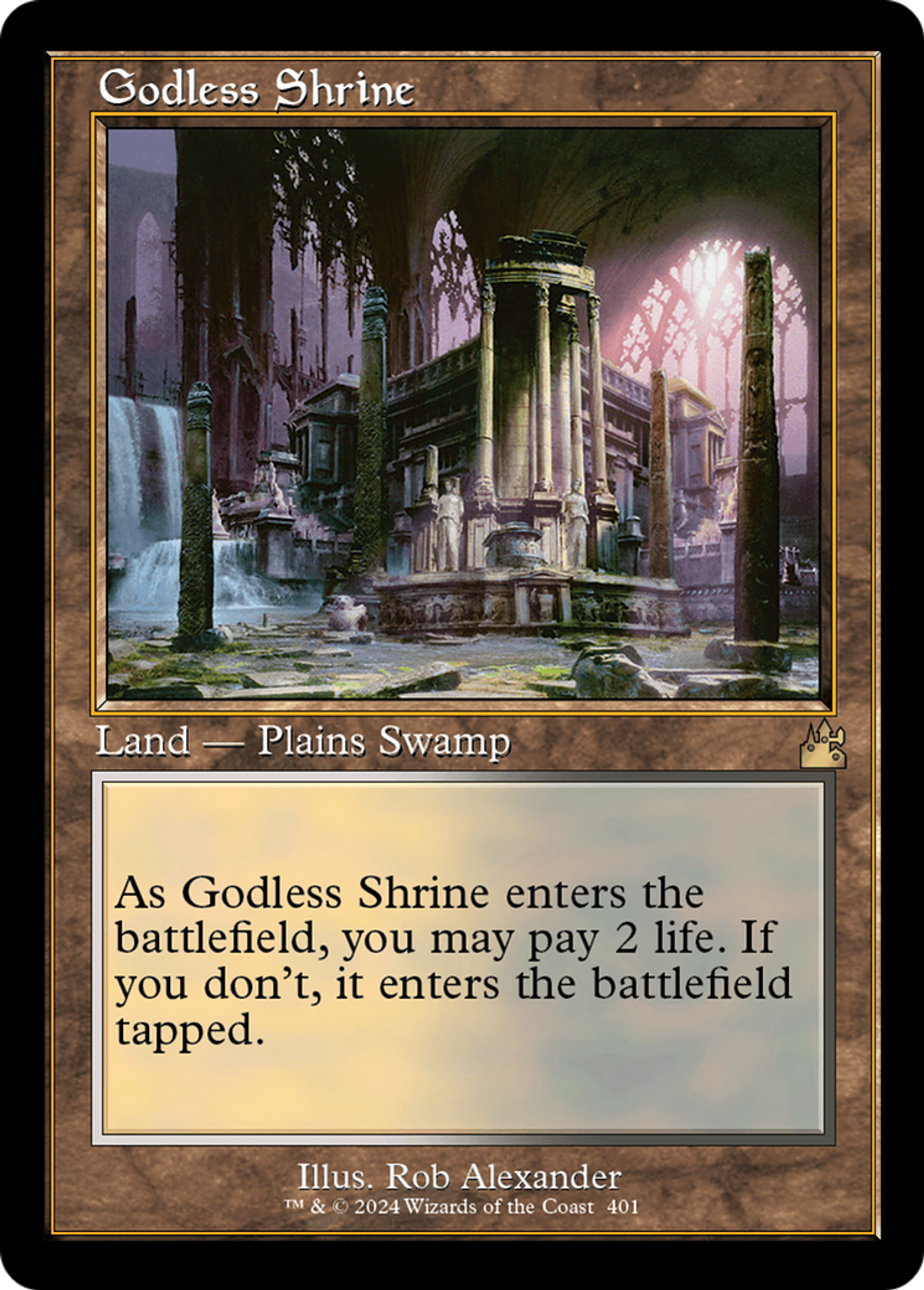 Godless Shrine — Ravnica Remastered — Magic: The Gathering