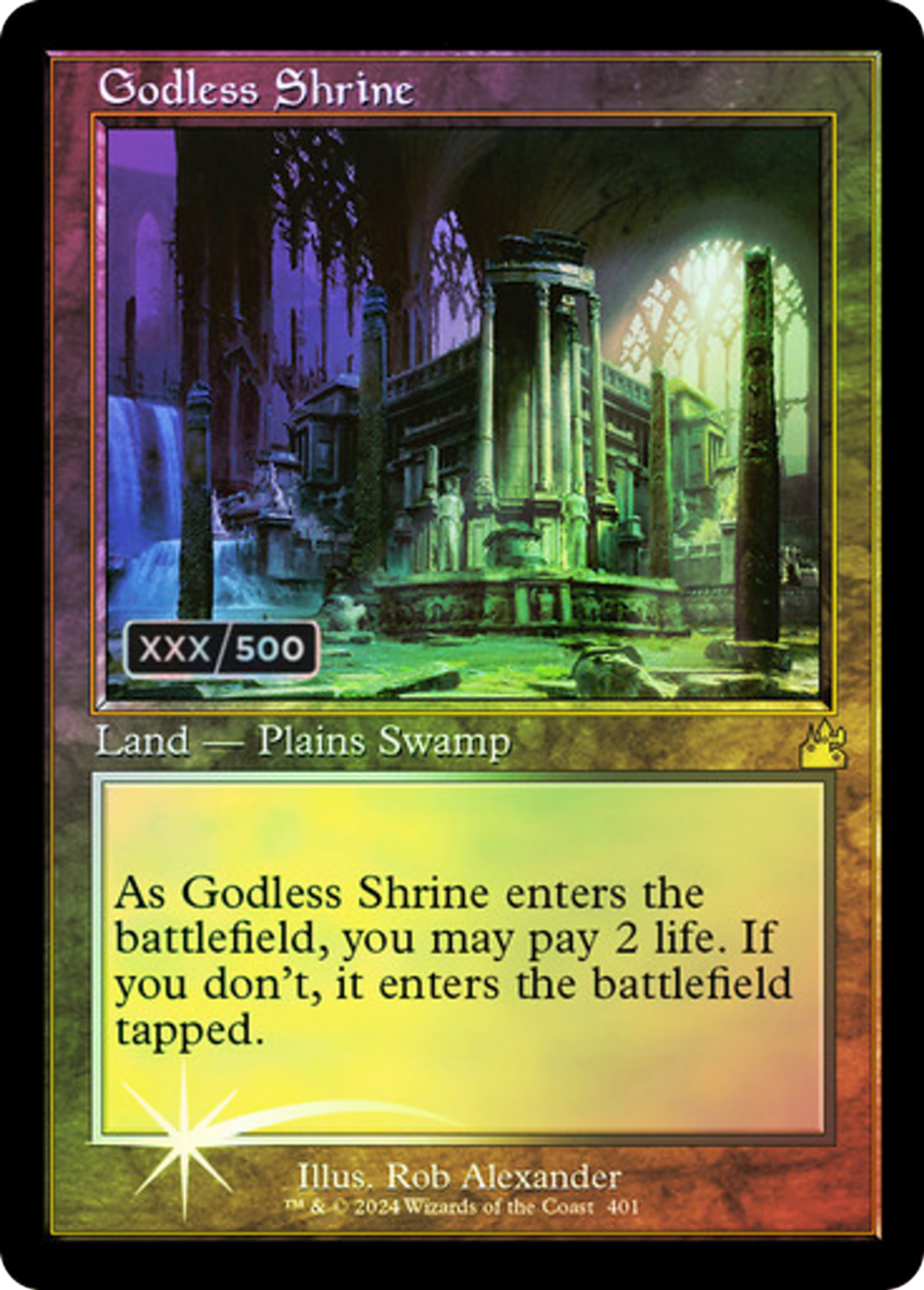 Godless Shrine — Ravnica Remastered — Magic: The Gathering