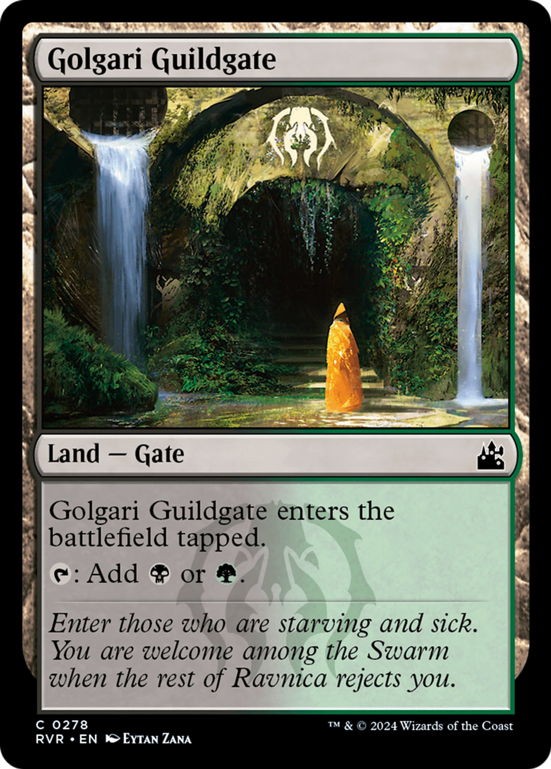 Golgari Guildgate — Ravnica Remastered — Magic: The Gathering