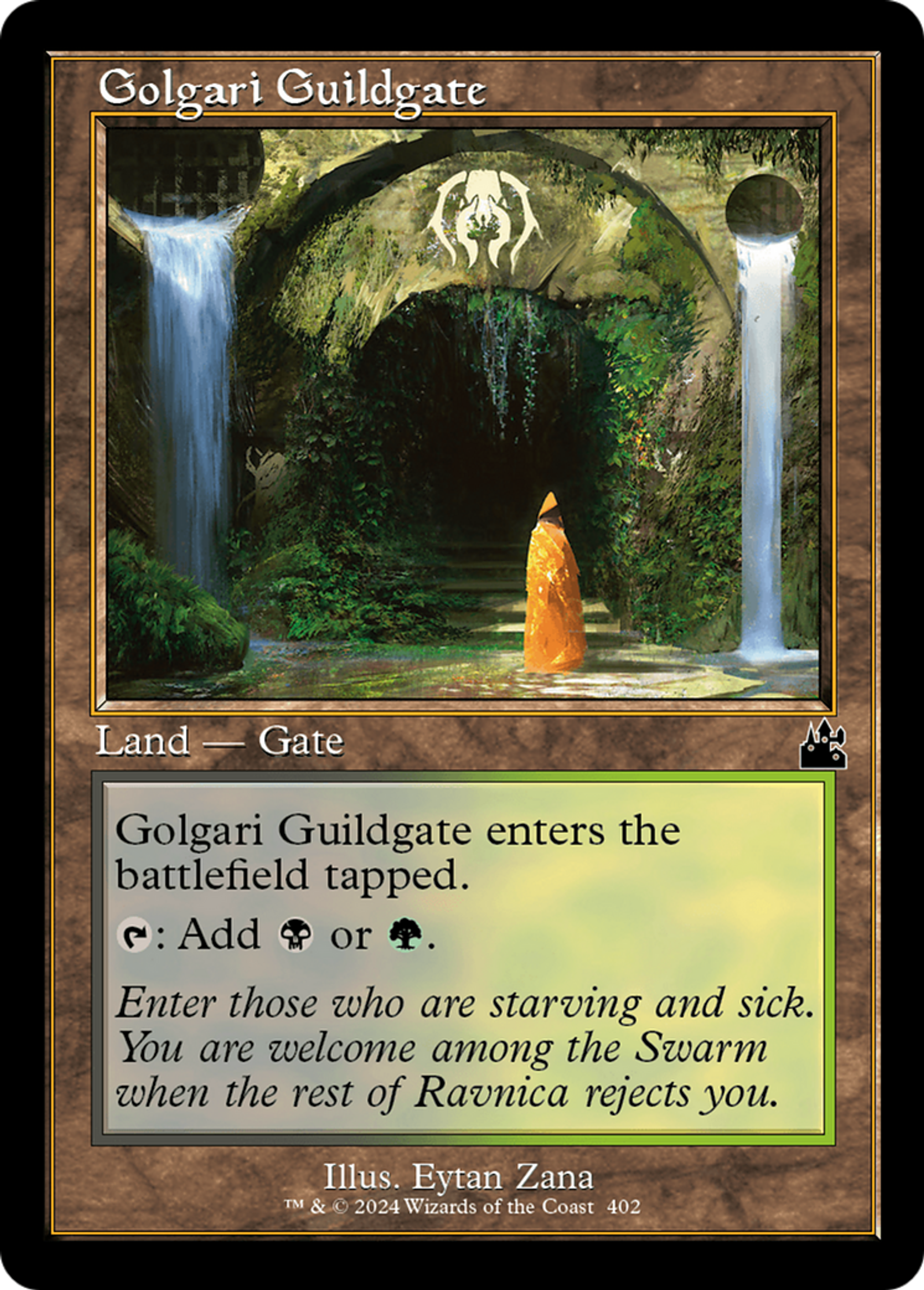 Golgari Guildgate — Ravnica Remastered — Magic: The Gathering