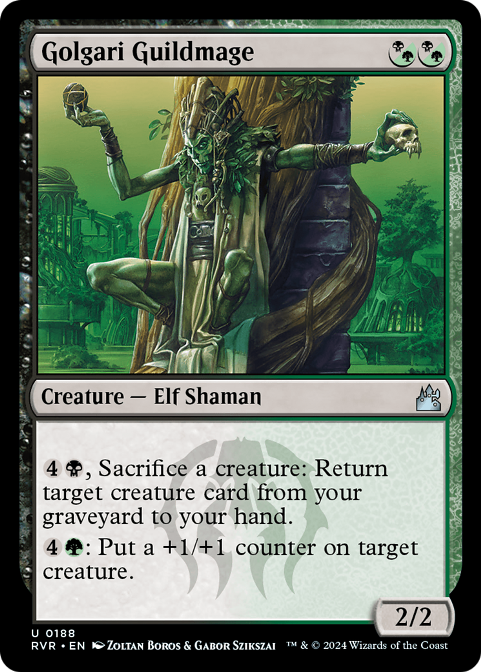 Golgari Guildmage — Ravnica Remastered — Magic: The Gathering