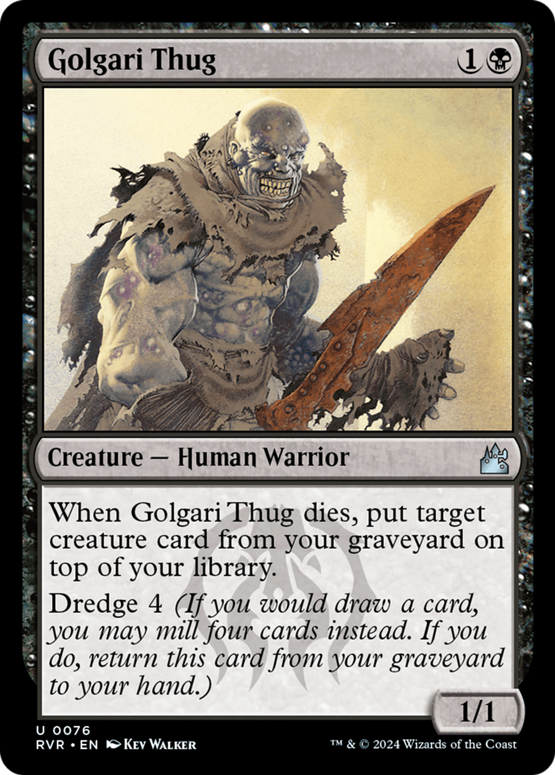 Golgari Thug — Ravnica Remastered — Magic: The Gathering