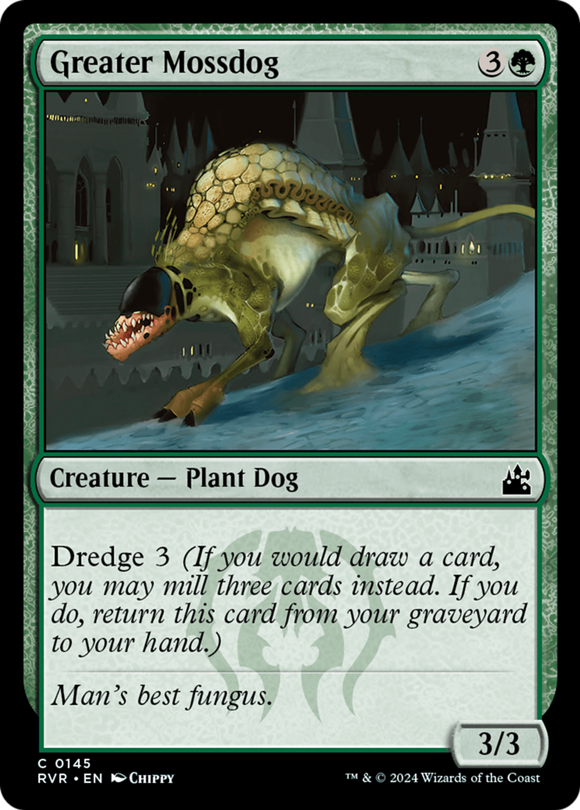 Greater Mossdog — Ravnica Remastered — Magic: The Gathering
