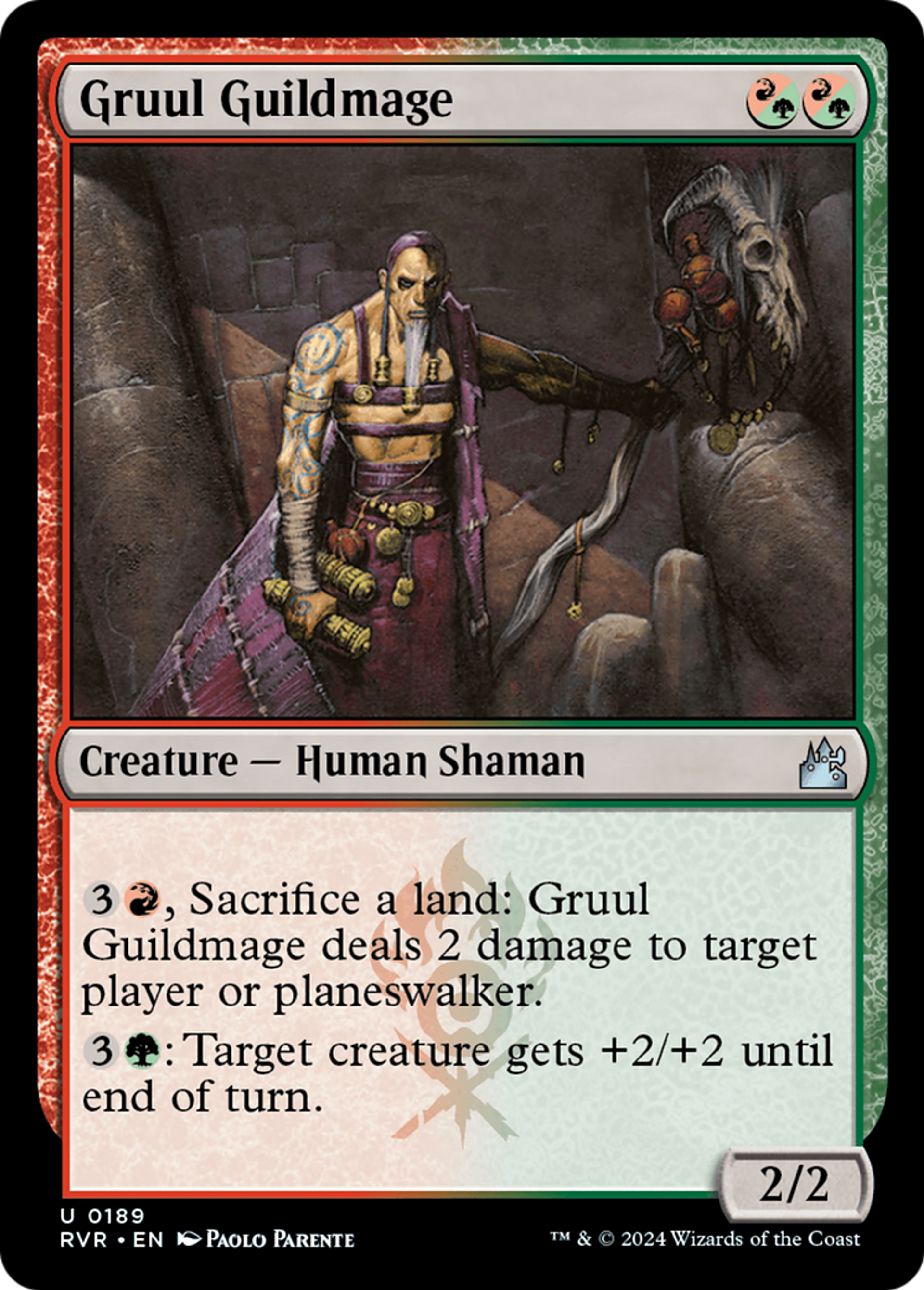 Gruul Guildmage — Ravnica Remastered — Magic: The Gathering