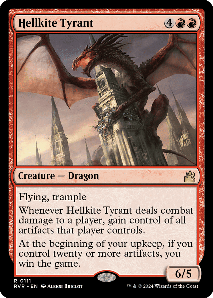 Hellkite Tyrant — Ravnica Remastered — Magic: The Gathering