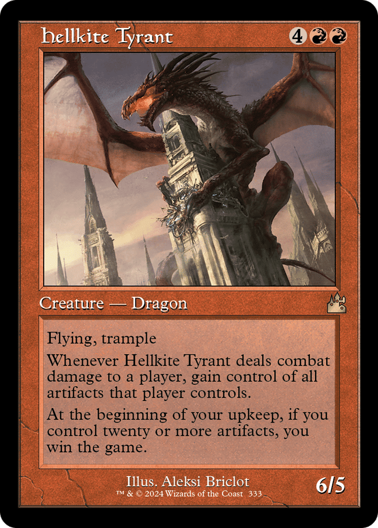 Hellkite Tyrant — Ravnica Remastered — Magic: The Gathering