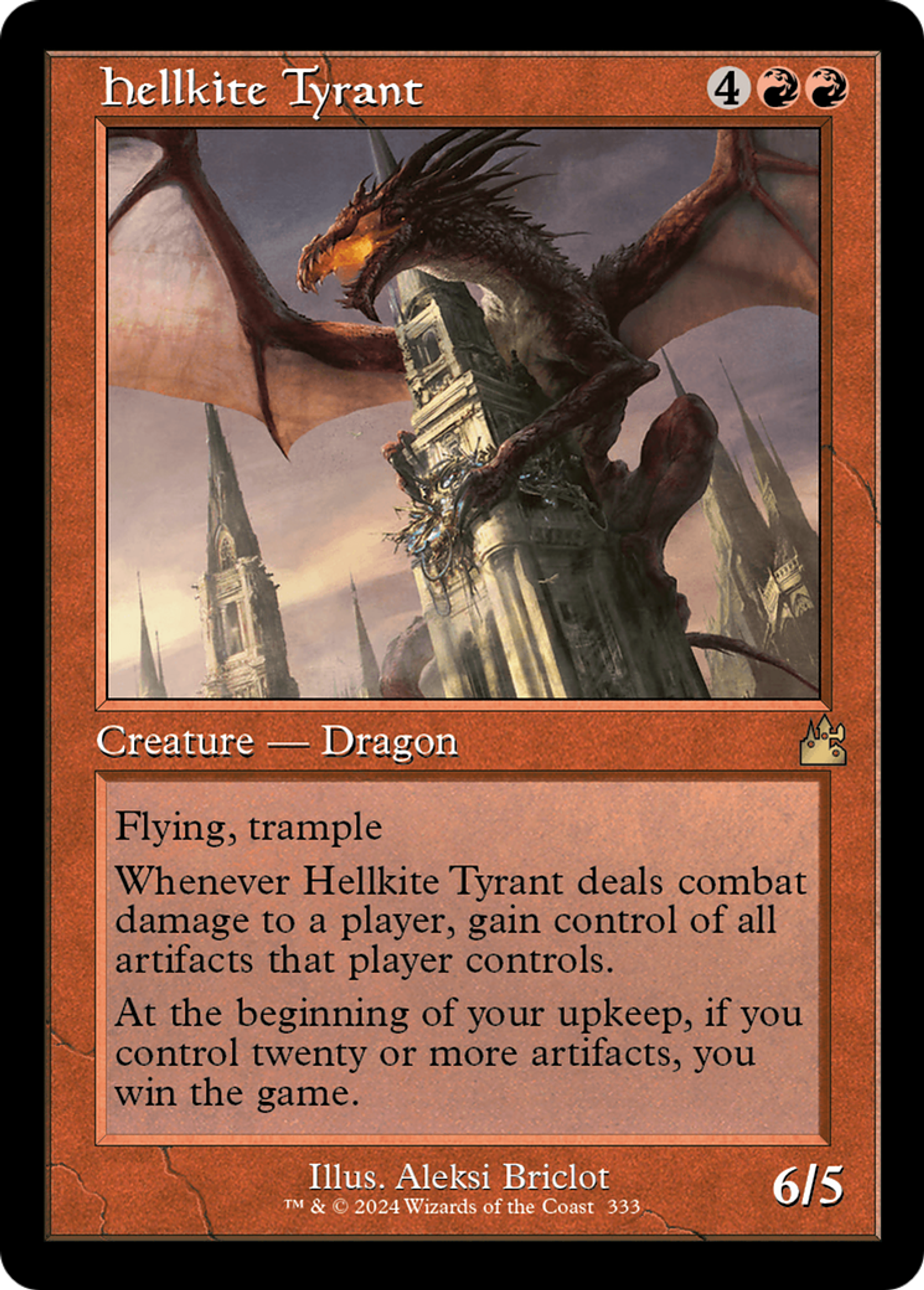 Hellkite Tyrant — Ravnica Remastered — Magic: The Gathering