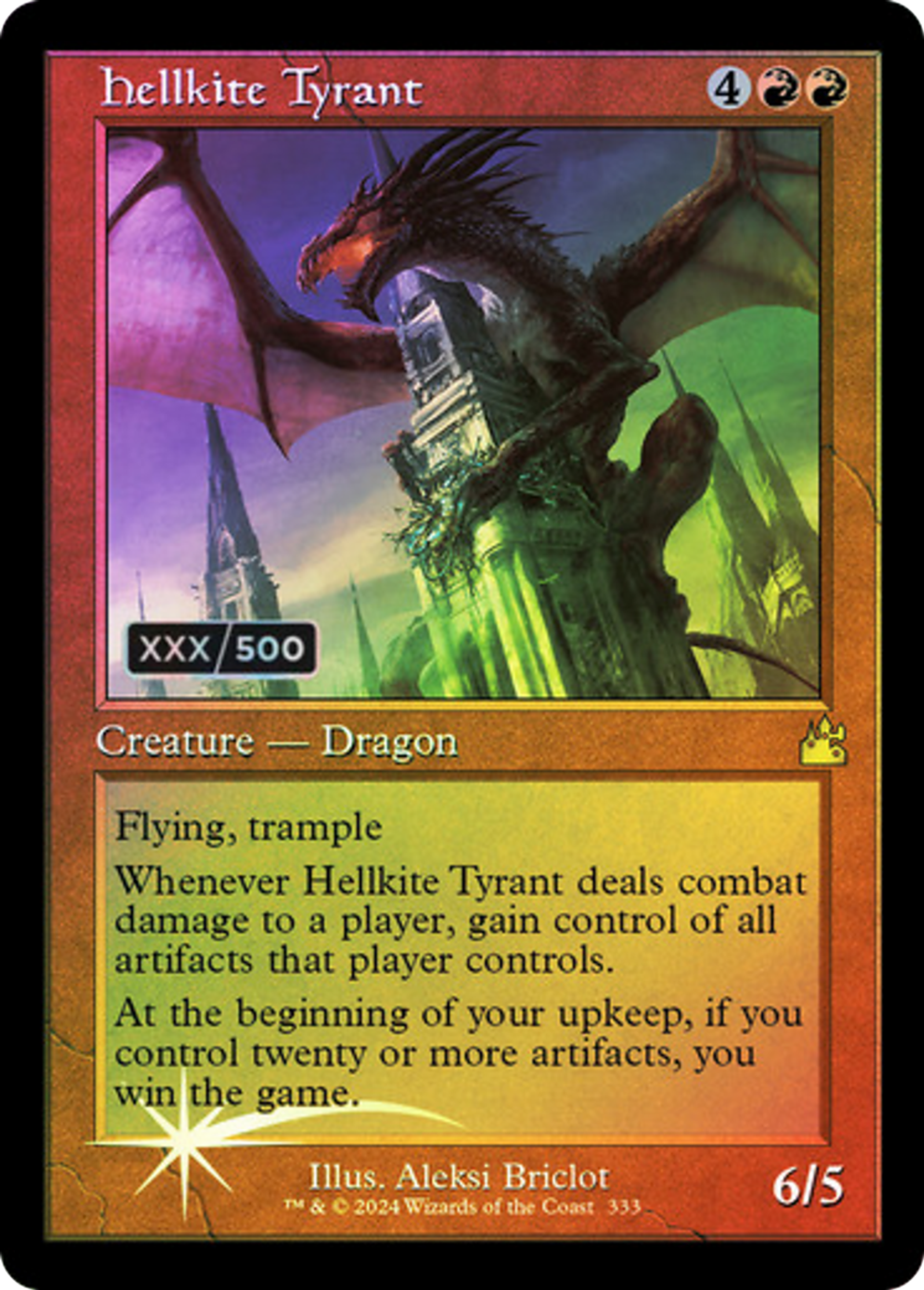 Hellkite Tyrant — Ravnica Remastered — Magic: The Gathering