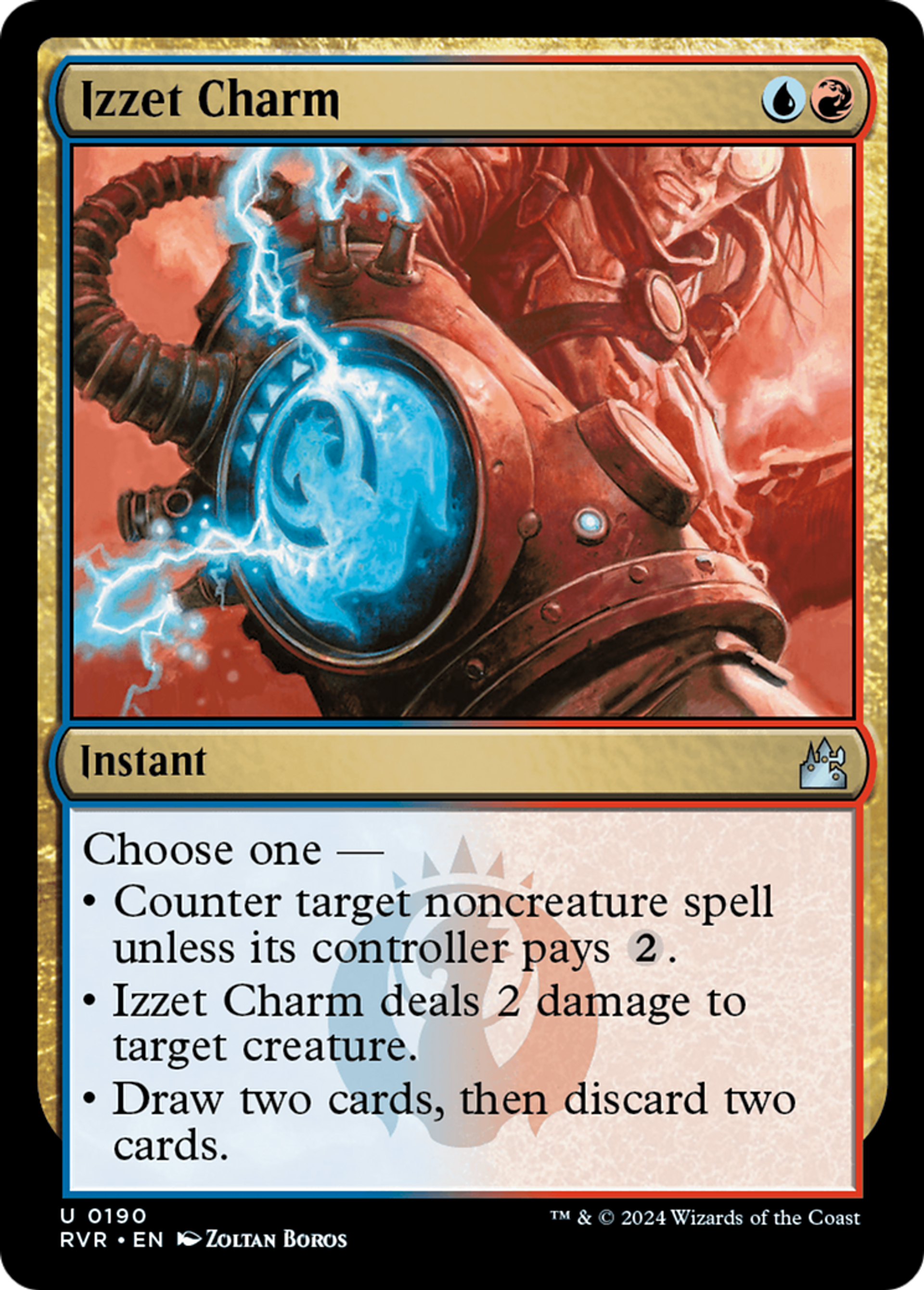 Izzet Charm — Ravnica Remastered — Magic: The Gathering