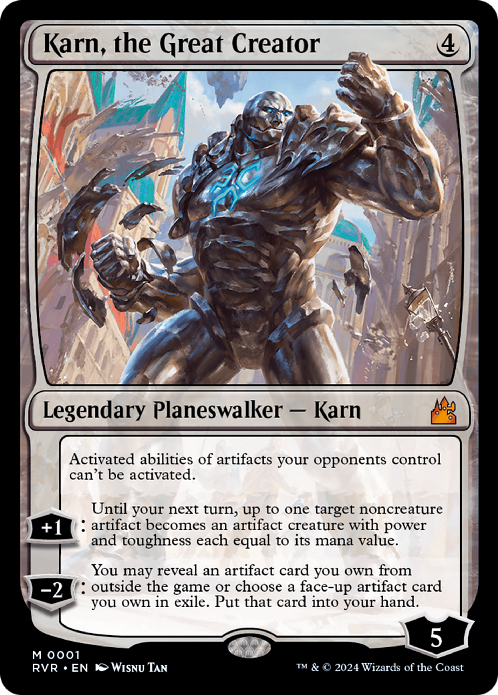 Karn, the Great Creator — Ravnica Remastered — Magic: The Gathering