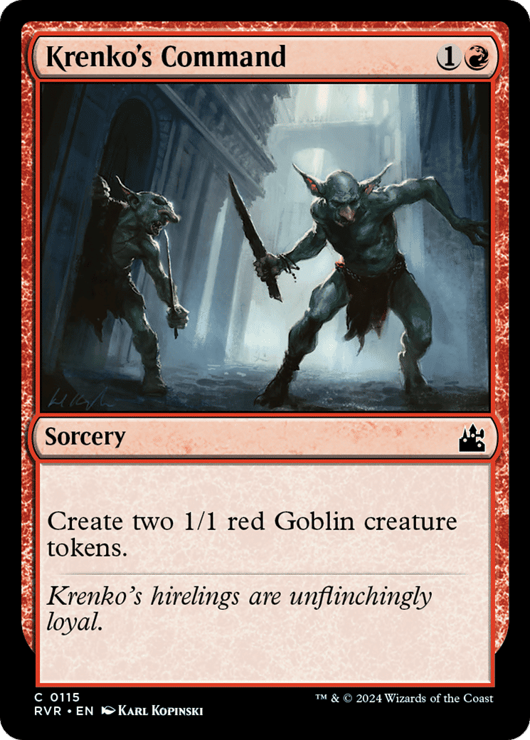 Krenko's Command — Ravnica Remastered — Magic: The Gathering