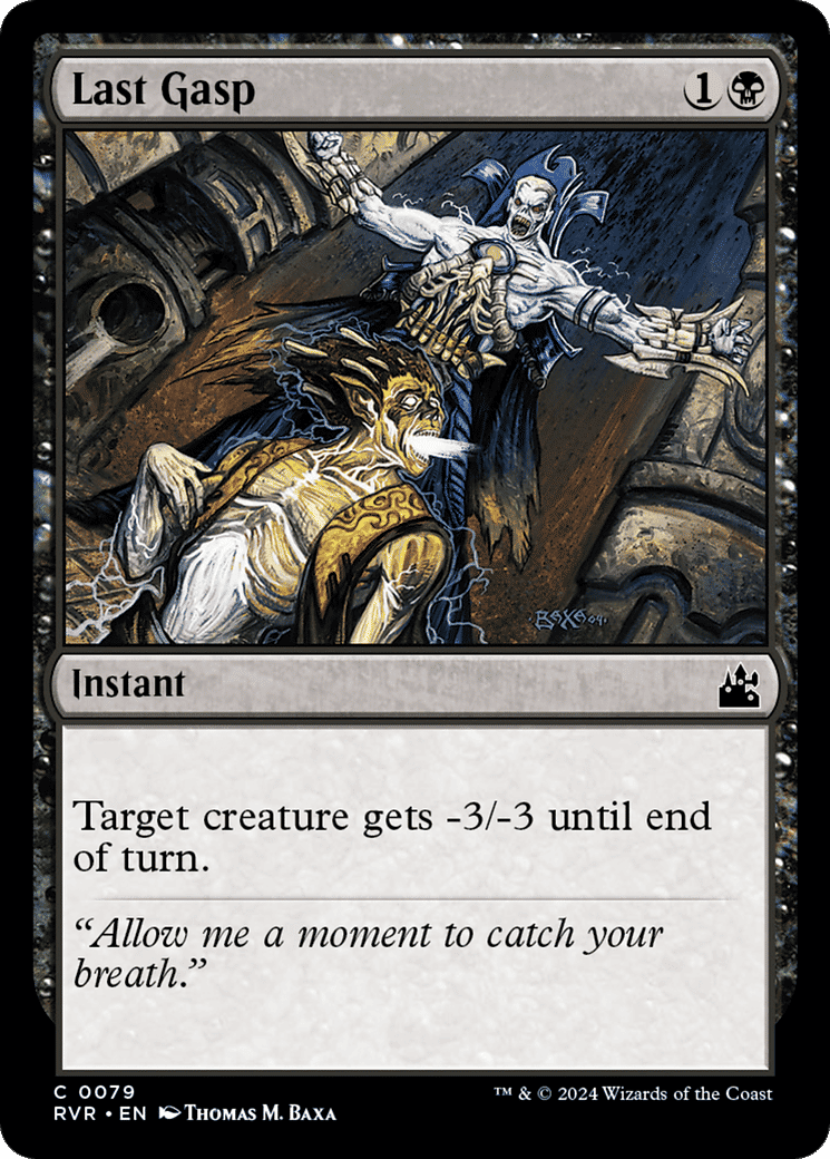 Last Gasp — Ravnica Remastered — Magic: The Gathering