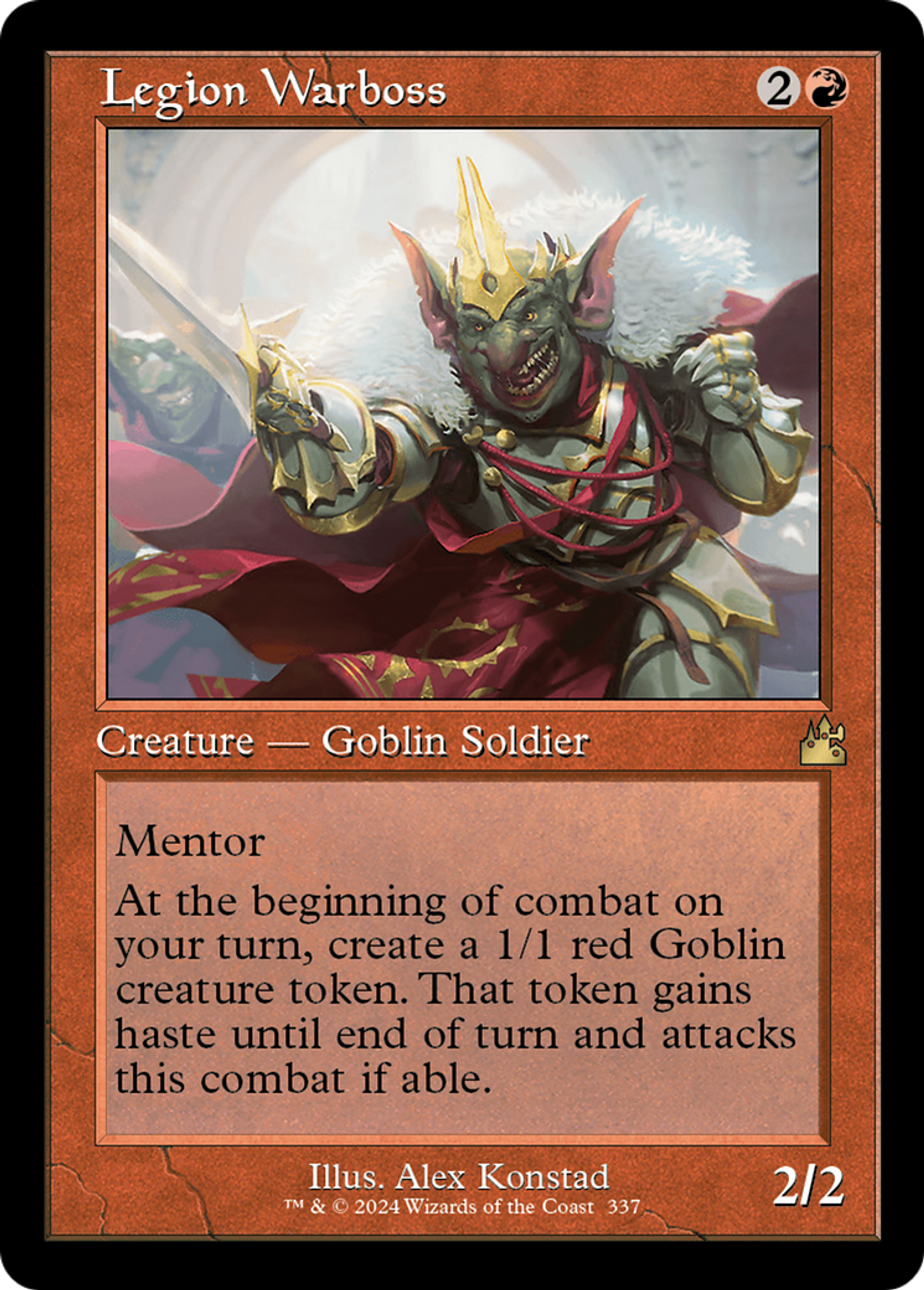 Legion Warboss — Ravnica Remastered — Magic: The Gathering