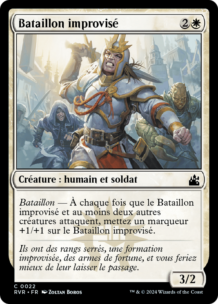 Bataillon improvisé — Ravnica Remastered — Magic: The Gathering