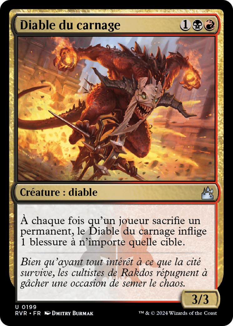 Diable du carnage — Ravnica Remastered — Magic: The Gathering