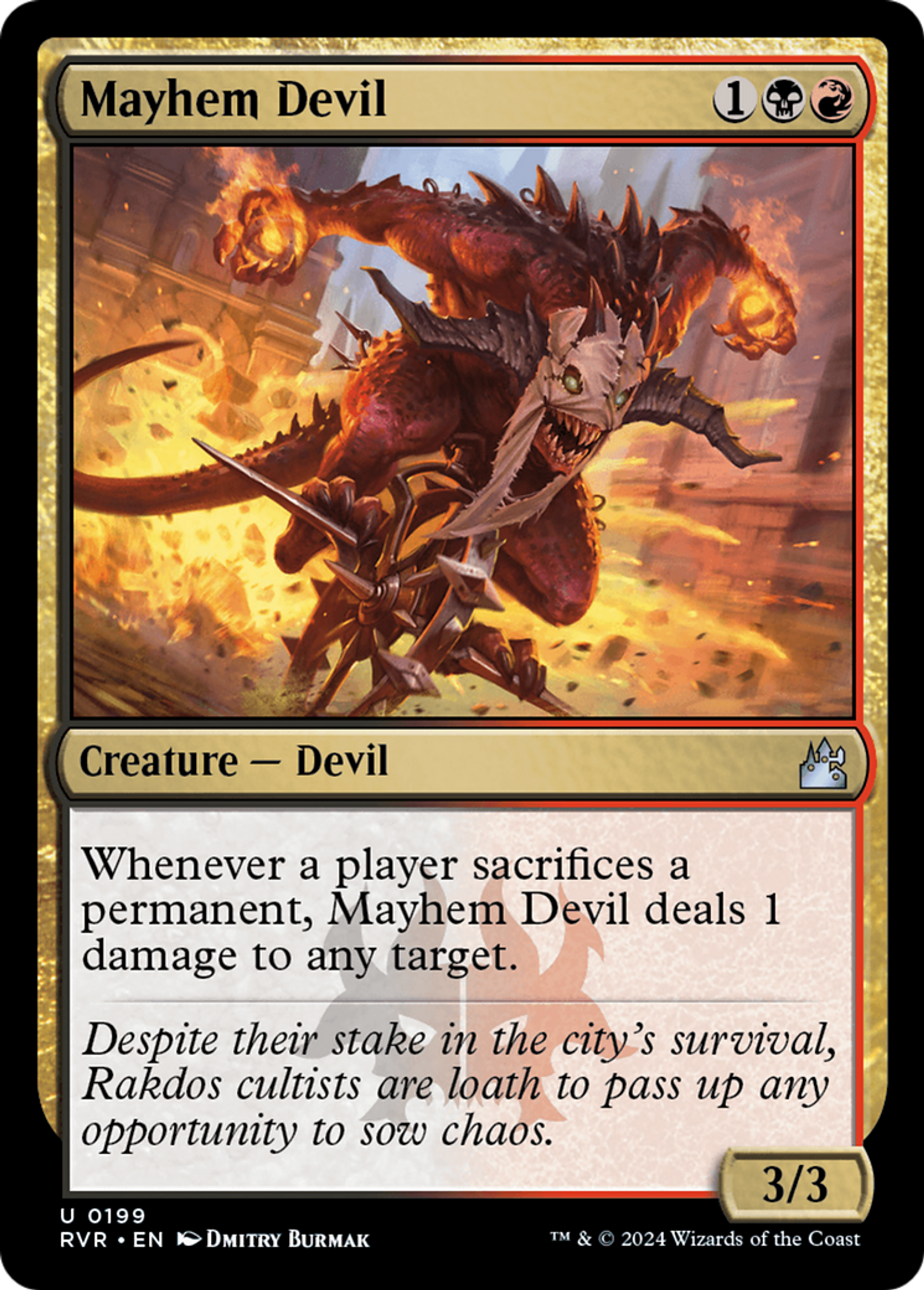 Diable du carnage — Ravnica Remastered — Magic: The Gathering
