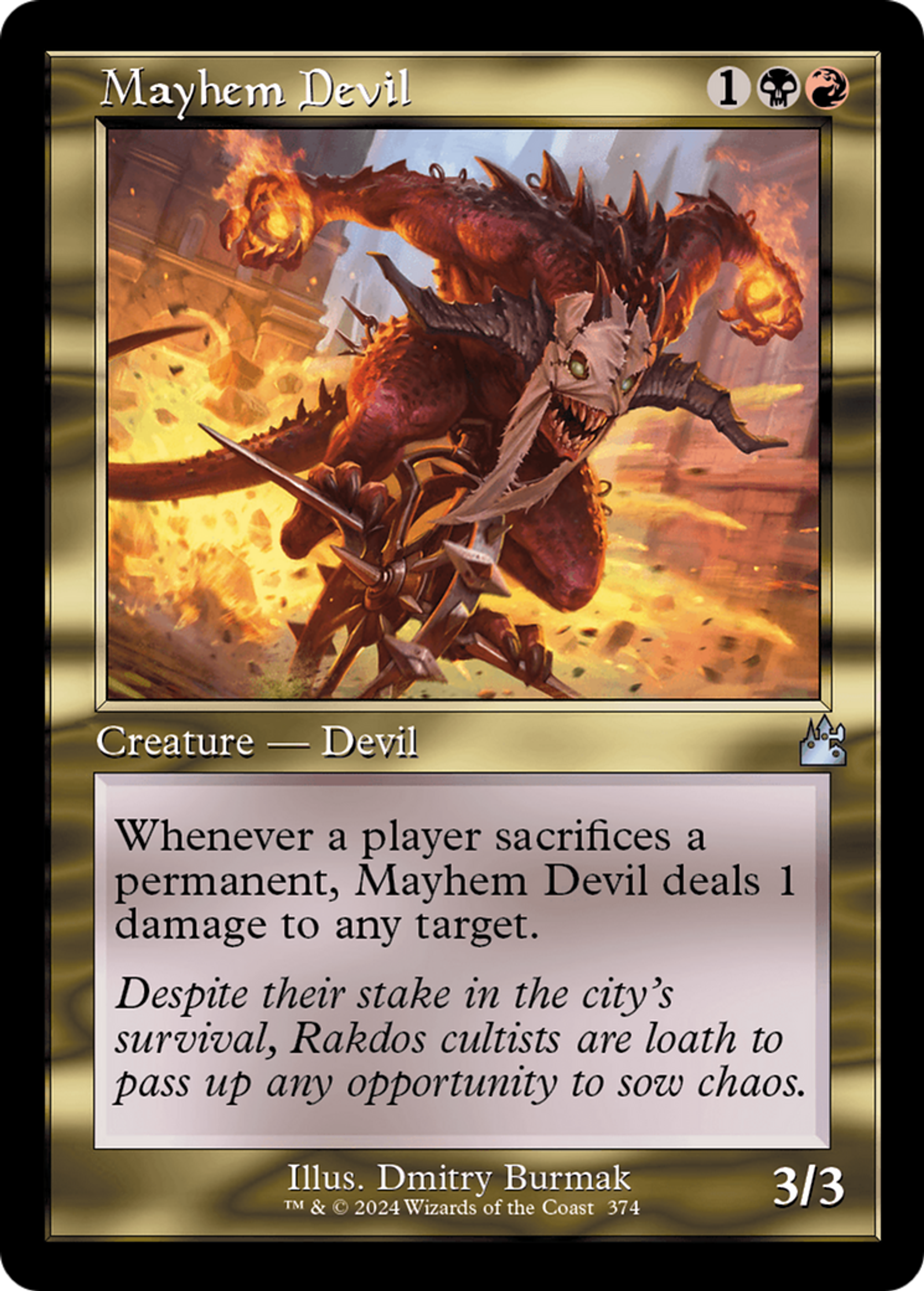 Mayhem Devil — Ravnica Remastered — Magic: The Gathering