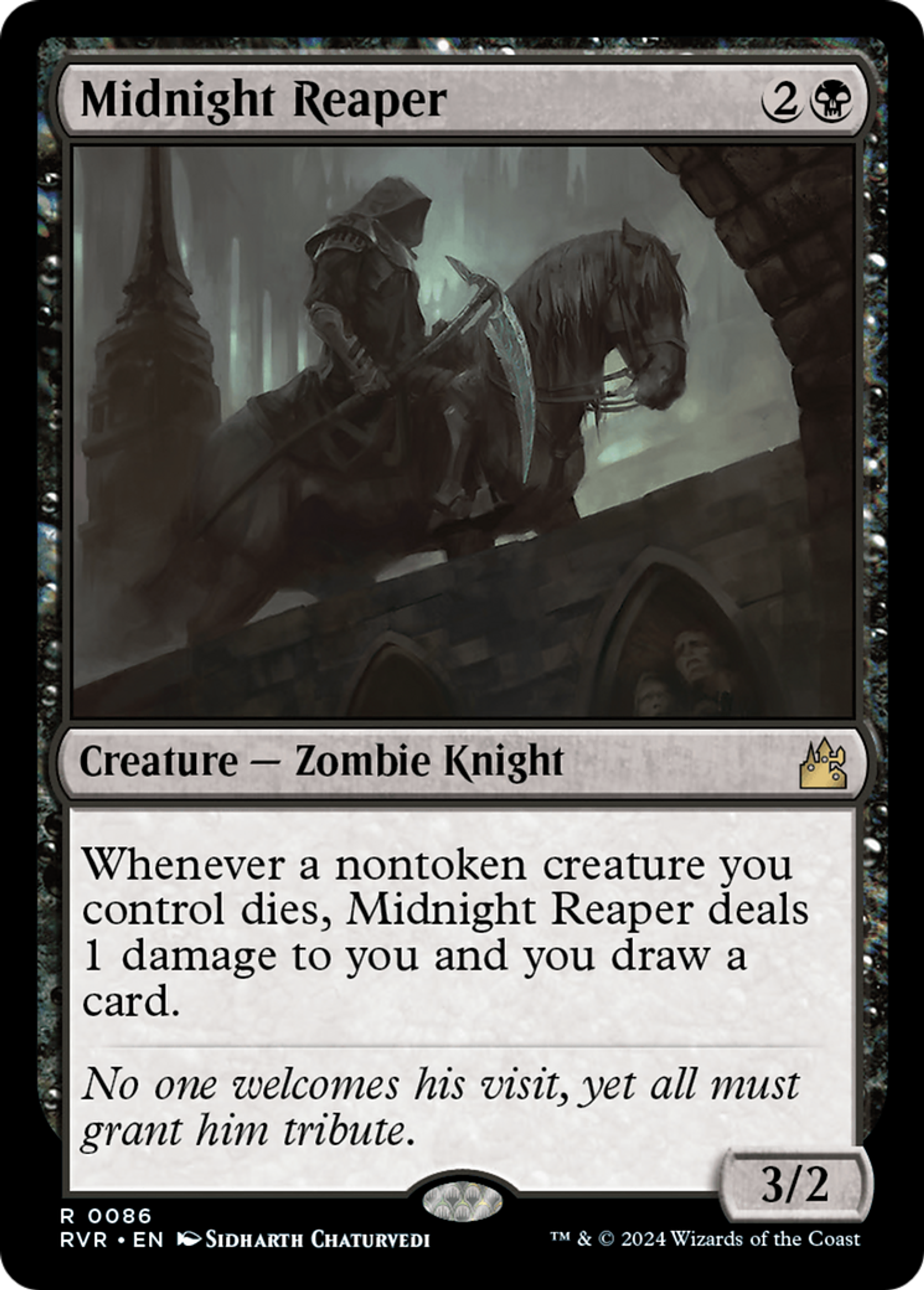 Midnight Reaper — Ravnica Remastered — Magic: The Gathering