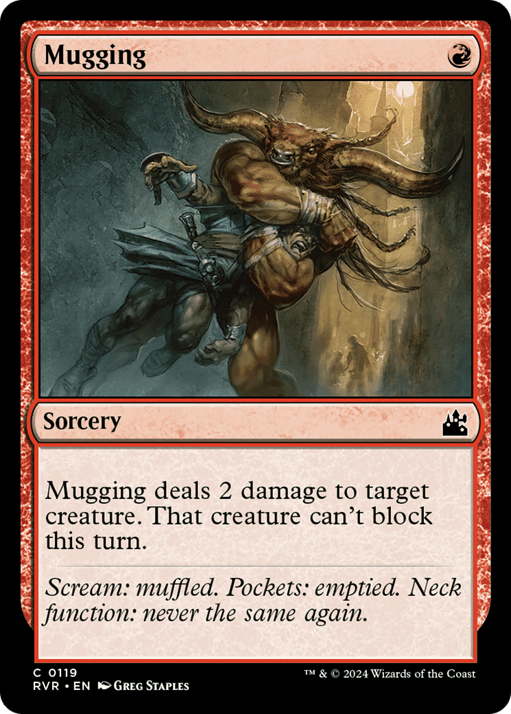 Mugging — Ravnica Remastered — Magic: The Gathering