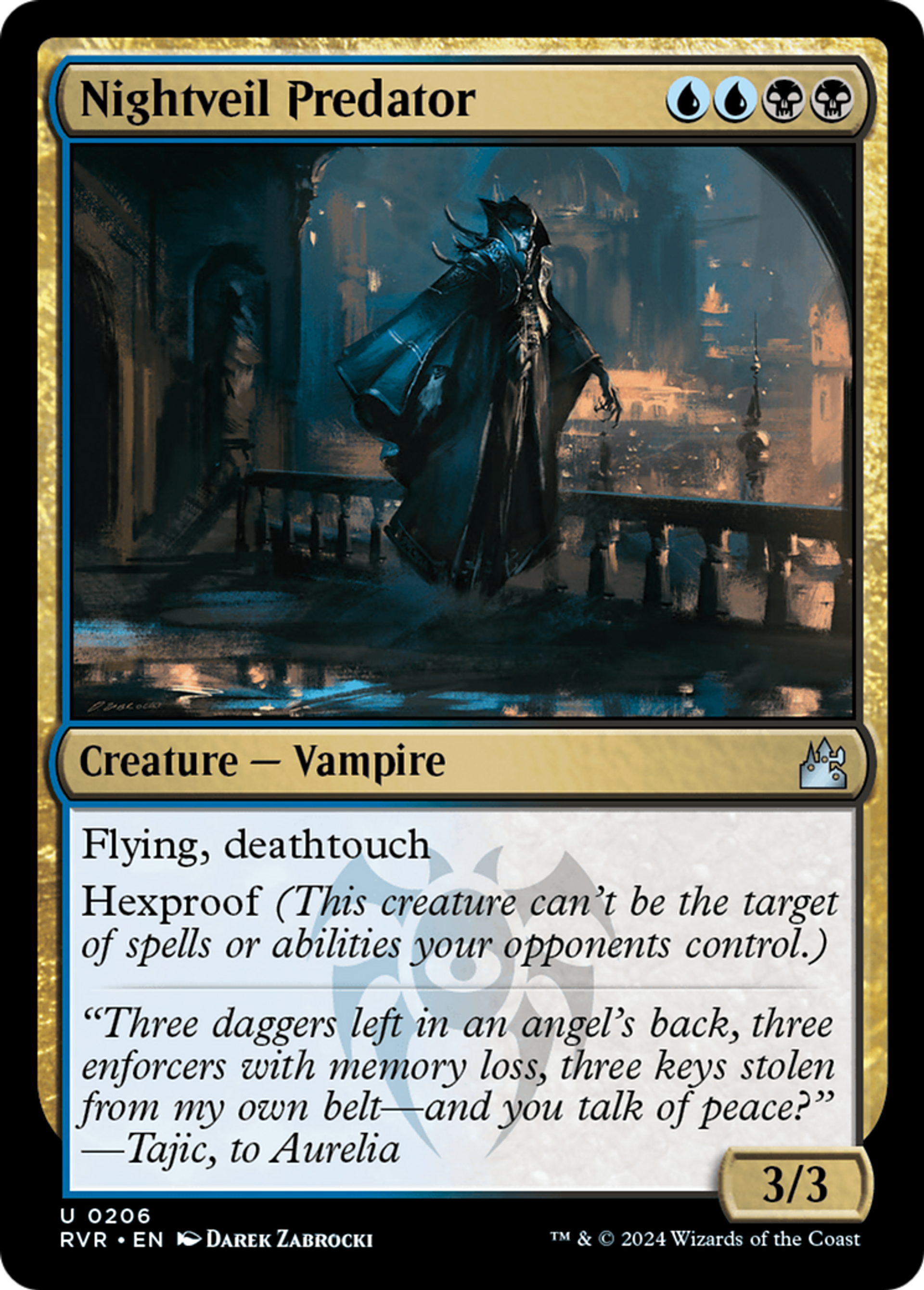 Prédateur voilenuit — Ravnica Remastered — Magic: The Gathering
