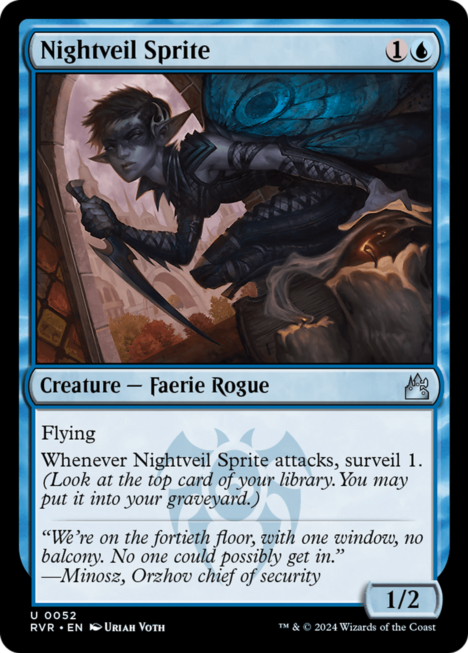 Nightveil Sprite — Ravnica Remastered — Magic: The Gathering