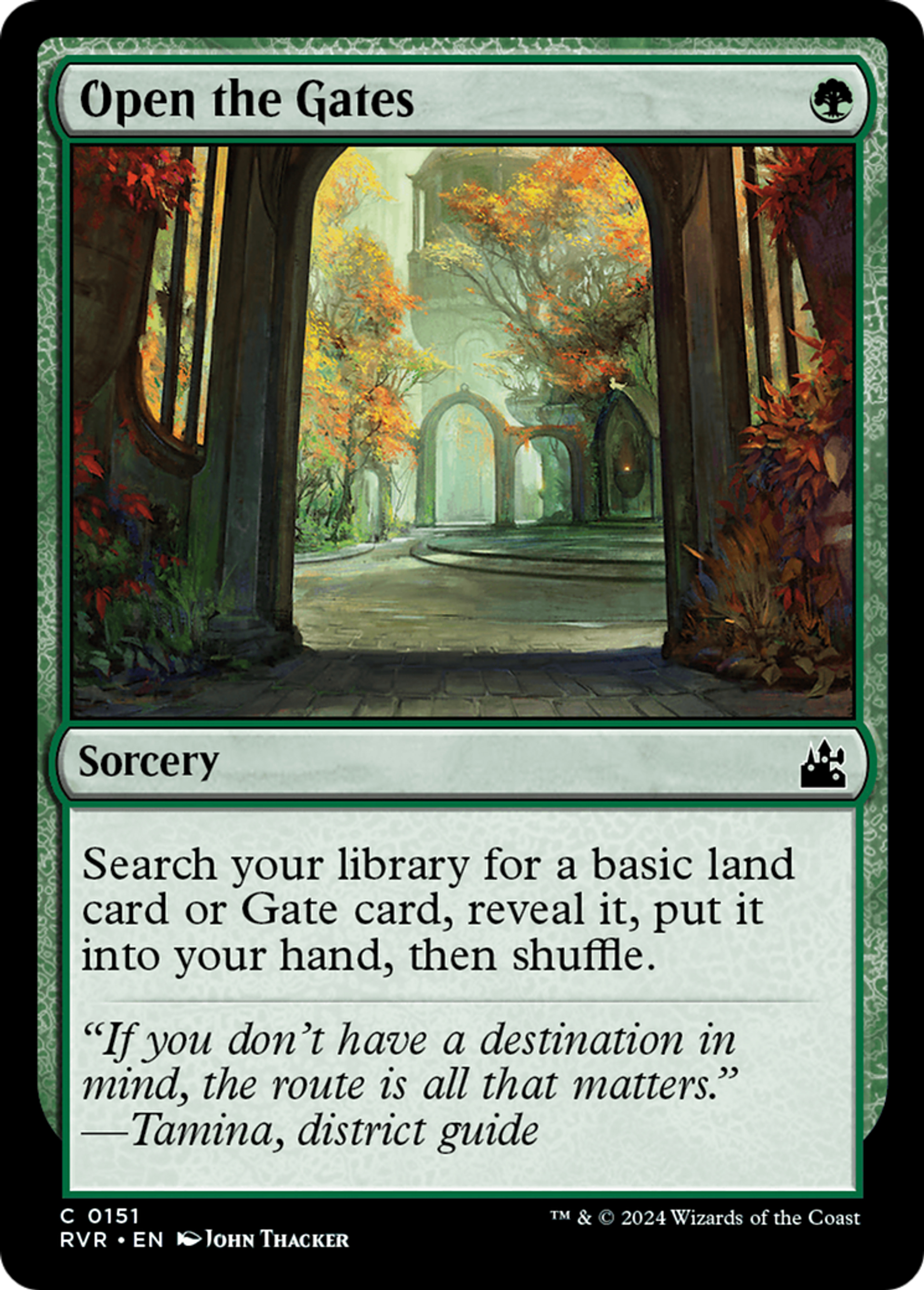 Open the Gates — Ravnica Remastered — Magic: The Gathering