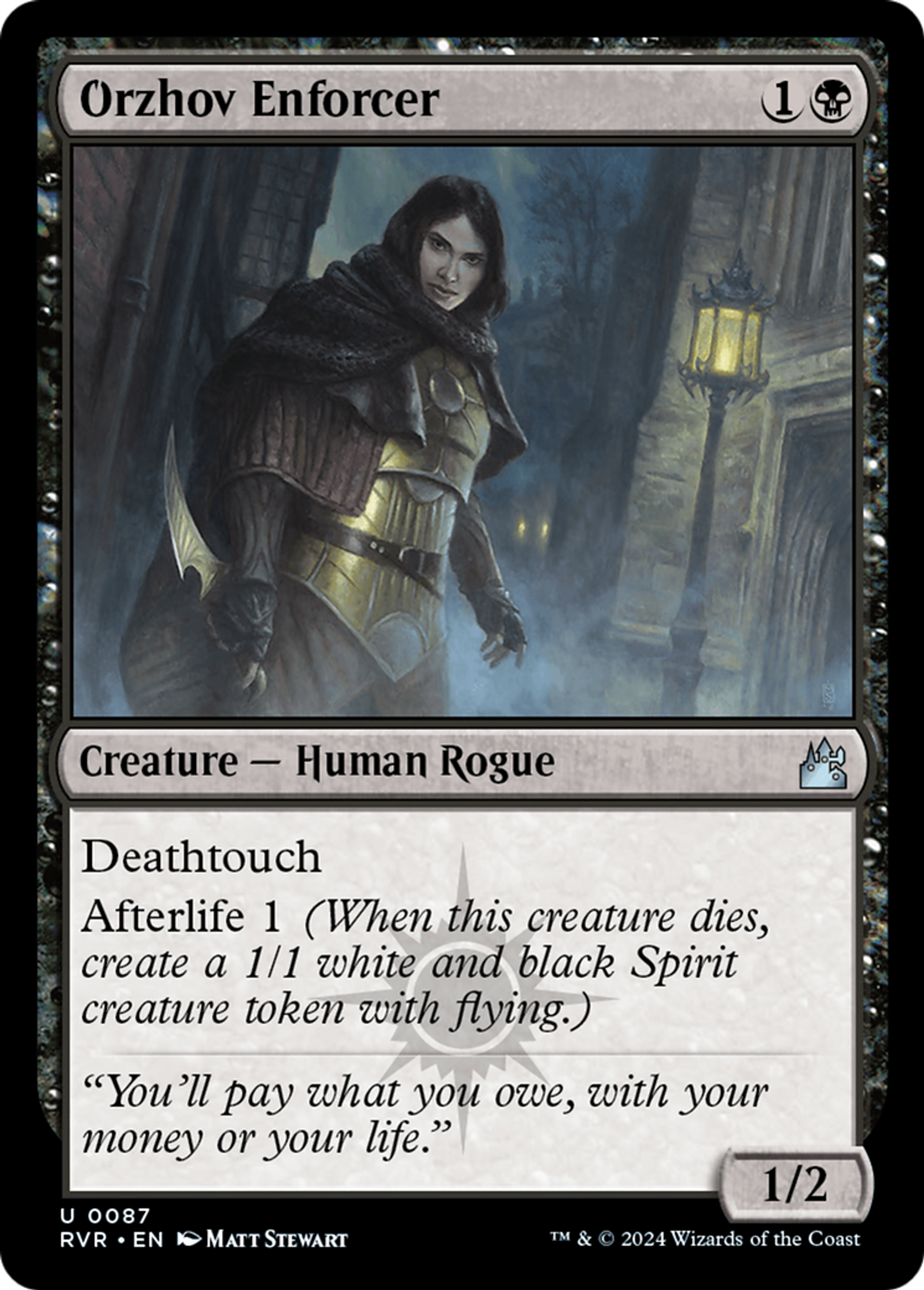 Orzhov Enforcer — Ravnica Remastered — Magic: The Gathering