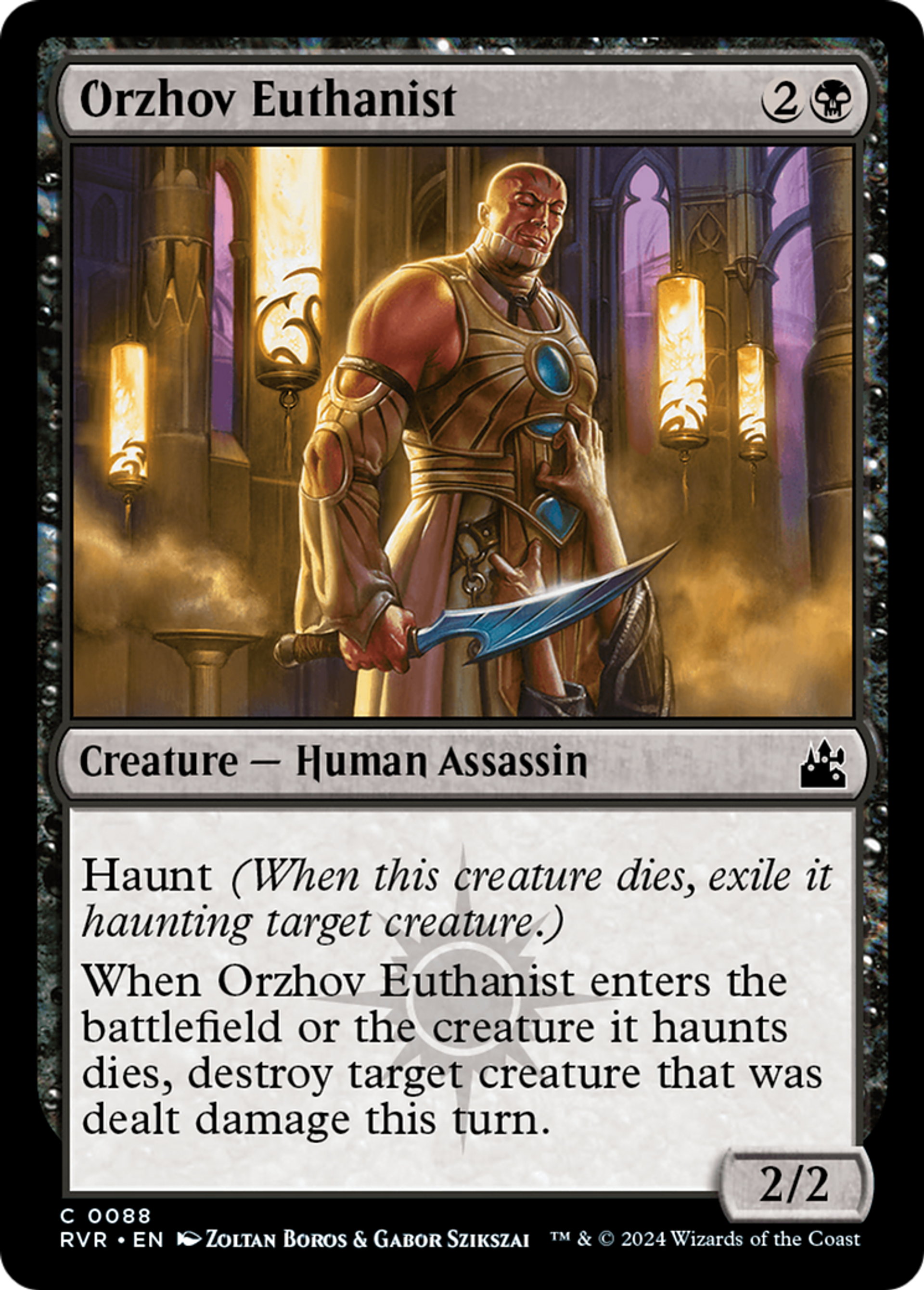 Orzhov Euthanist — Ravnica Remastered — Magic: The Gathering