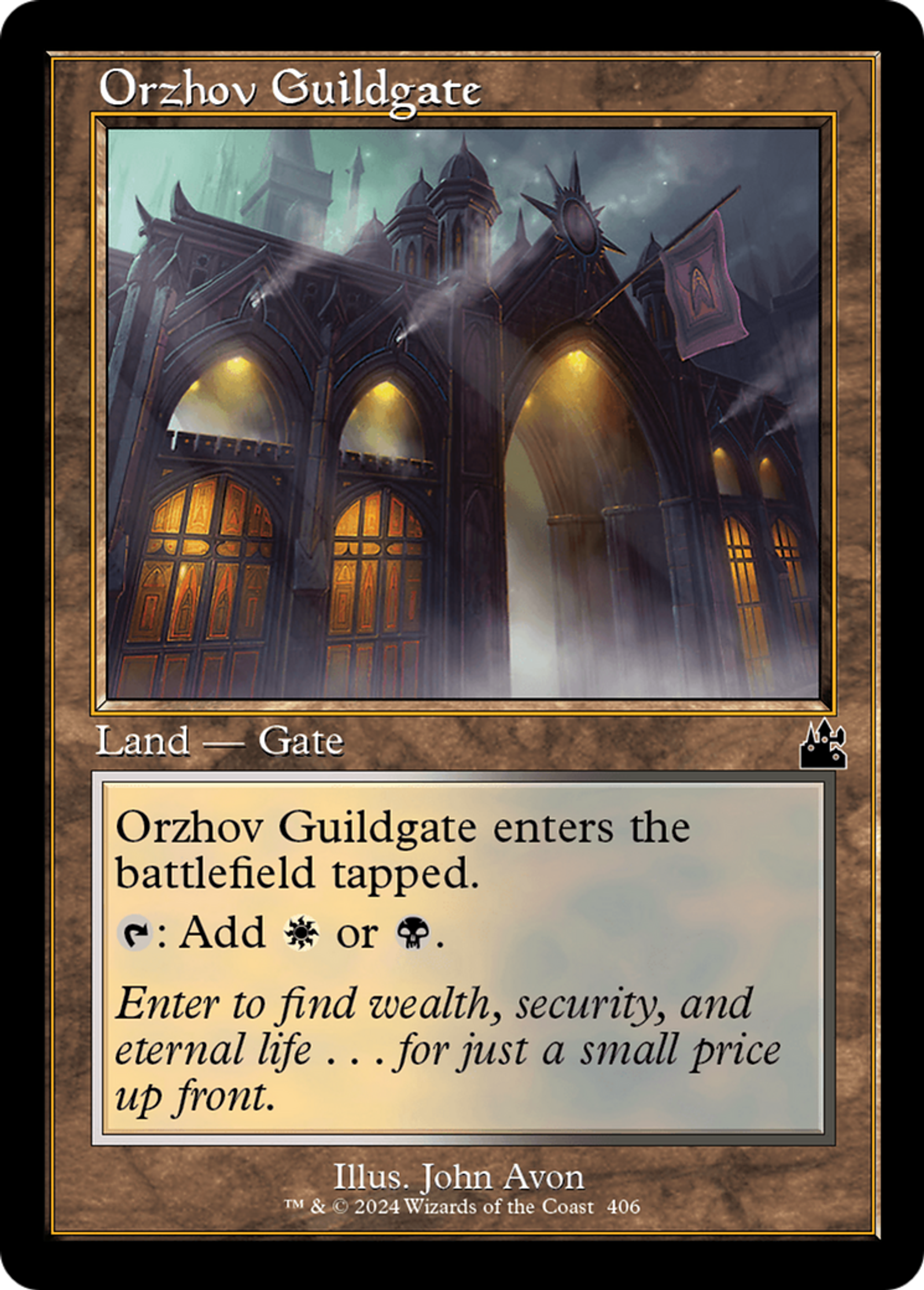 Orzhov Guildgate — Ravnica Remastered — Magic: The Gathering