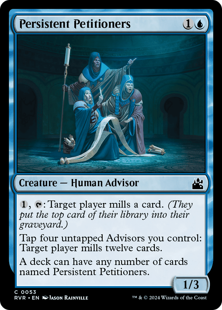 Persistent Petitioners — Ravnica Remastered — Magic: The Gathering
