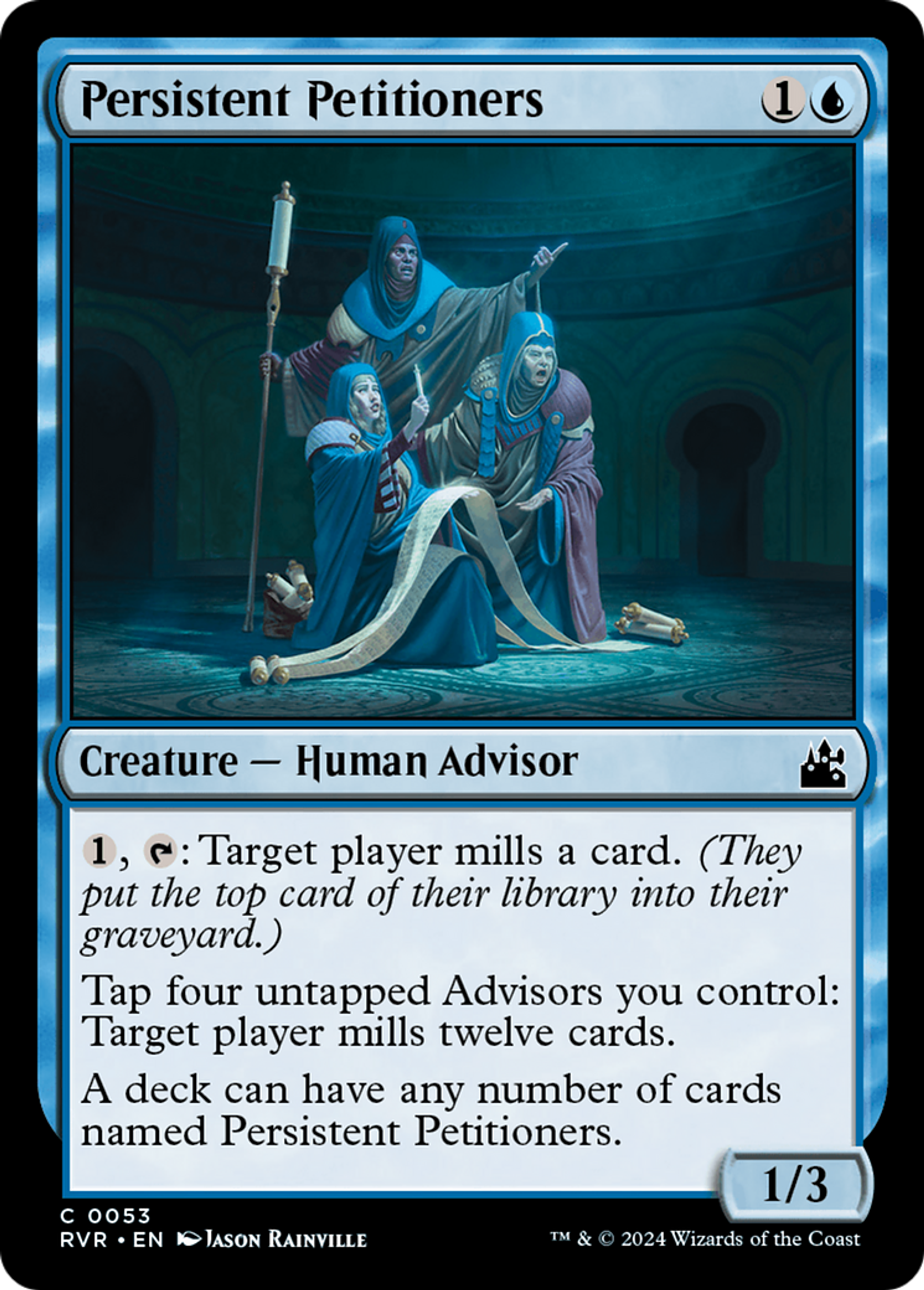 Persistent Petitioners — Ravnica Remastered — Magic: The Gathering