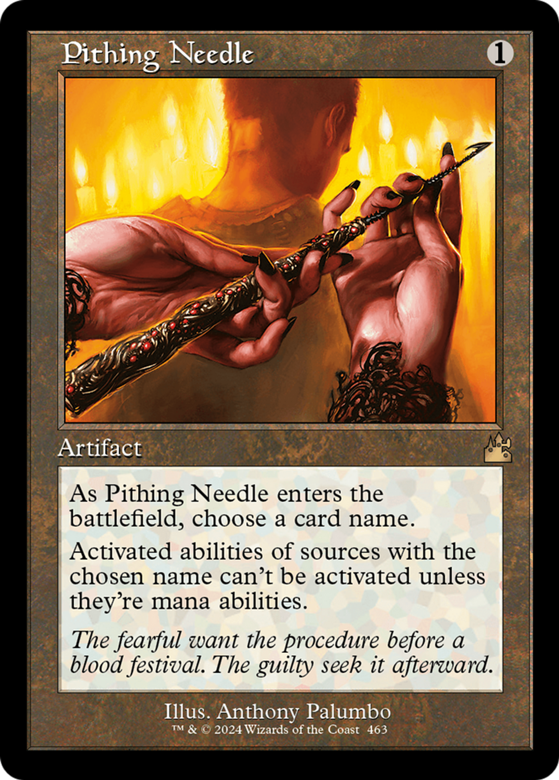 Pithing Needle — Ravnica Remastered — Magic: The Gathering