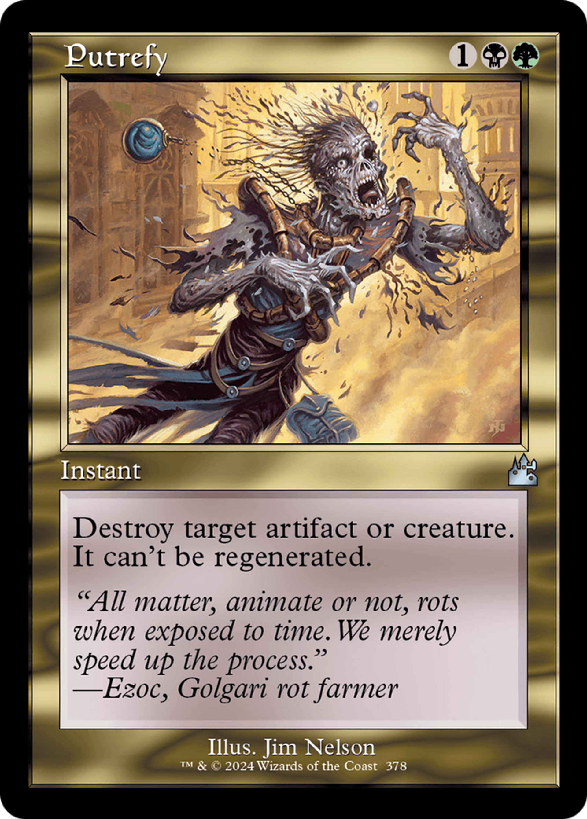 Putrefy — Ravnica Remastered — Magic: The Gathering