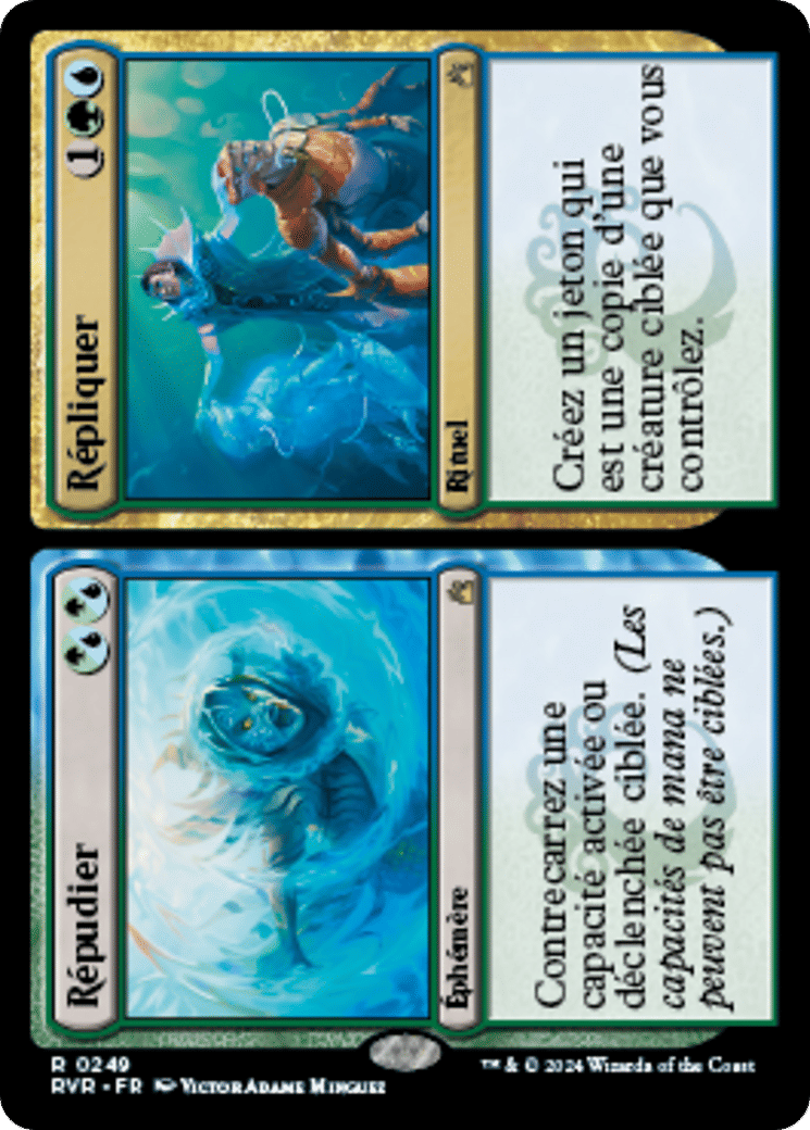 Répudier // Répliquer — Ravnica Remastered — Magic: The Gathering