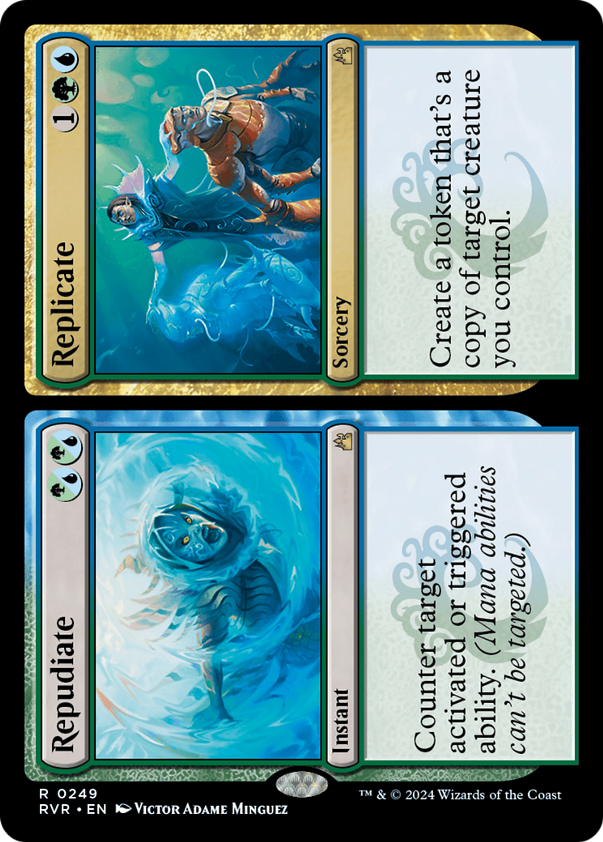 Répudier // Répliquer — Ravnica Remastered — Magic: The Gathering