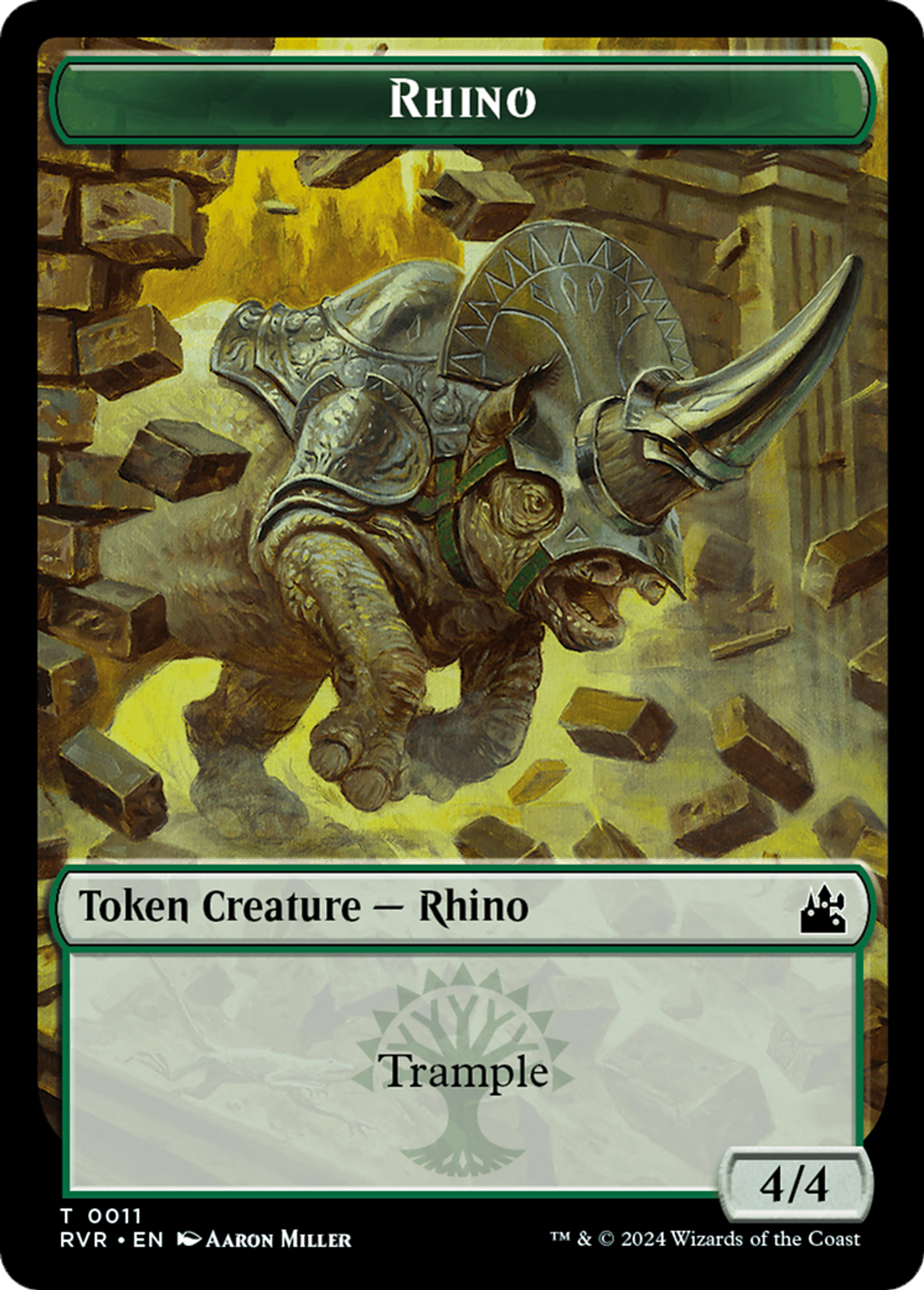 Rhino — Ravnica Remastered — Magic: The Gathering