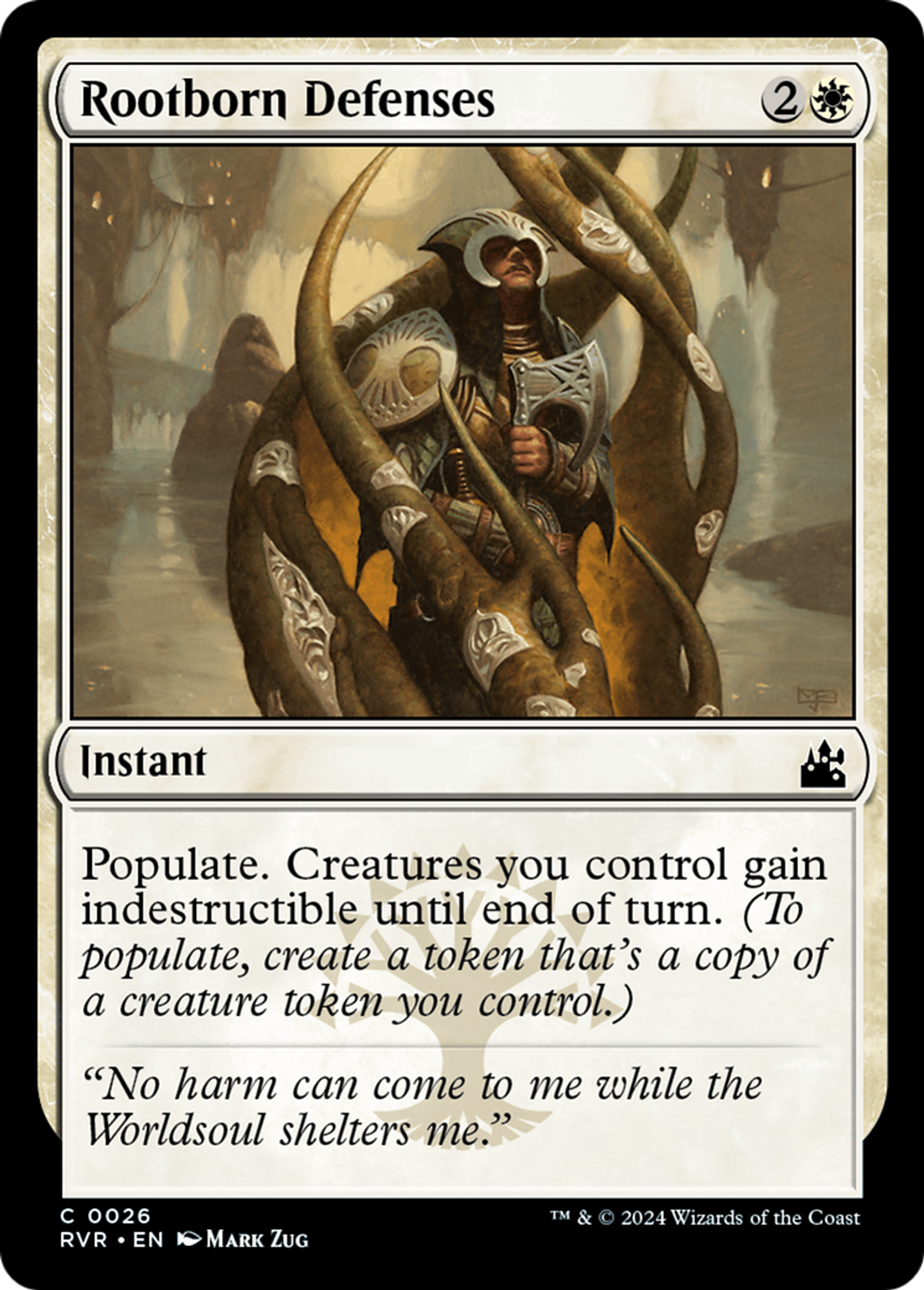 Rootborn Defenses — Ravnica Remastered — Magic: The Gathering