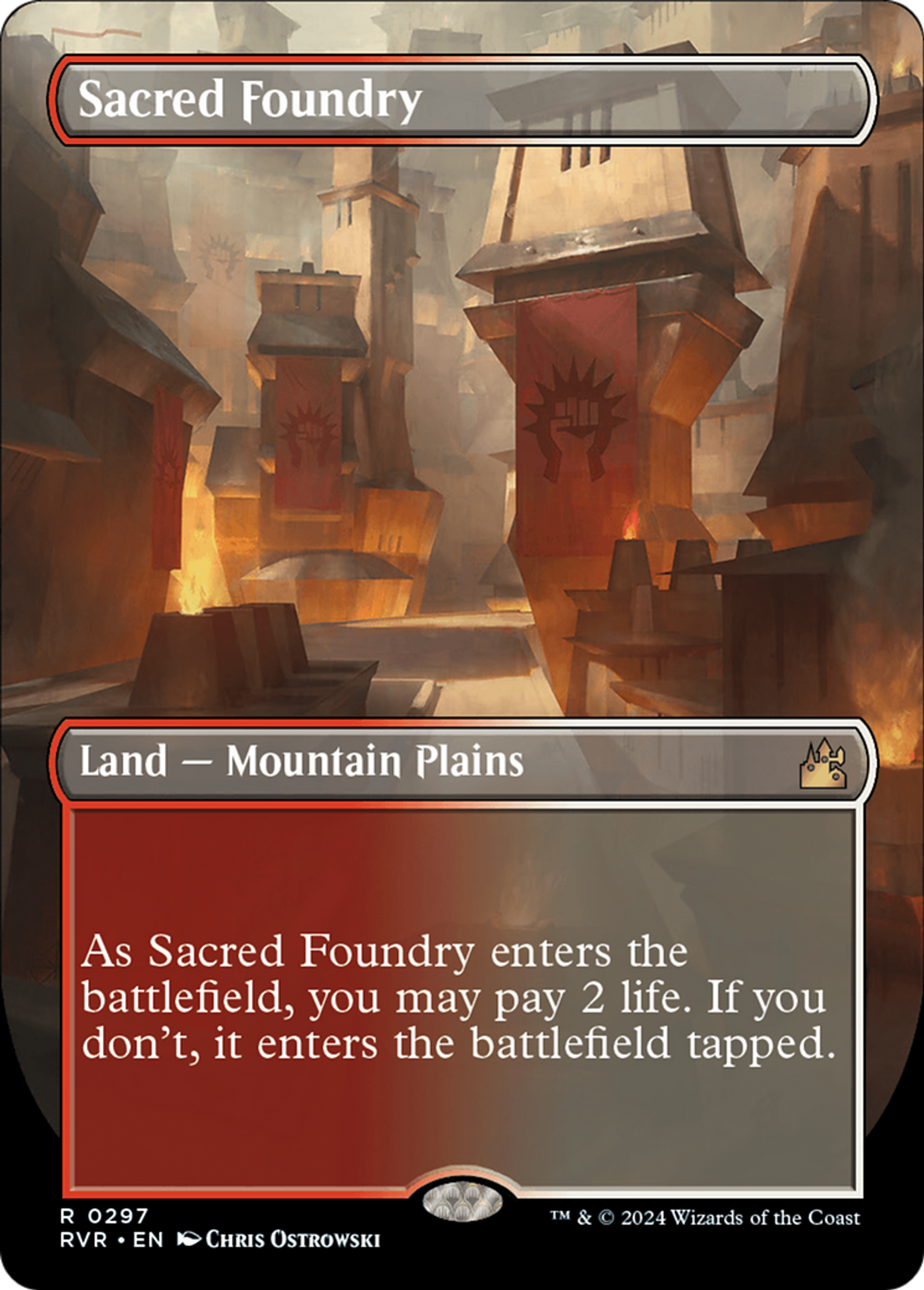 Sacred Foundry — Ravnica Remastered — Magic: The Gathering
