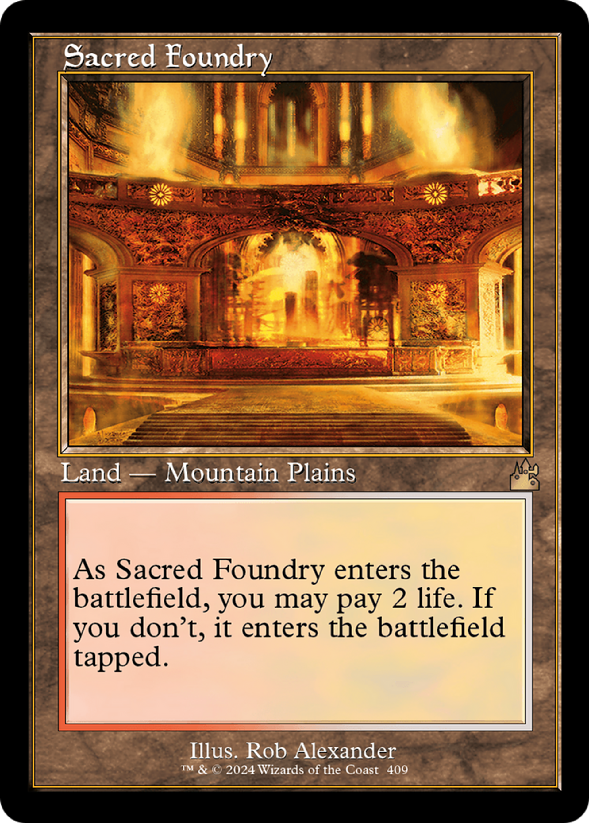 Sacred Foundry — Ravnica Remastered — Magic: The Gathering